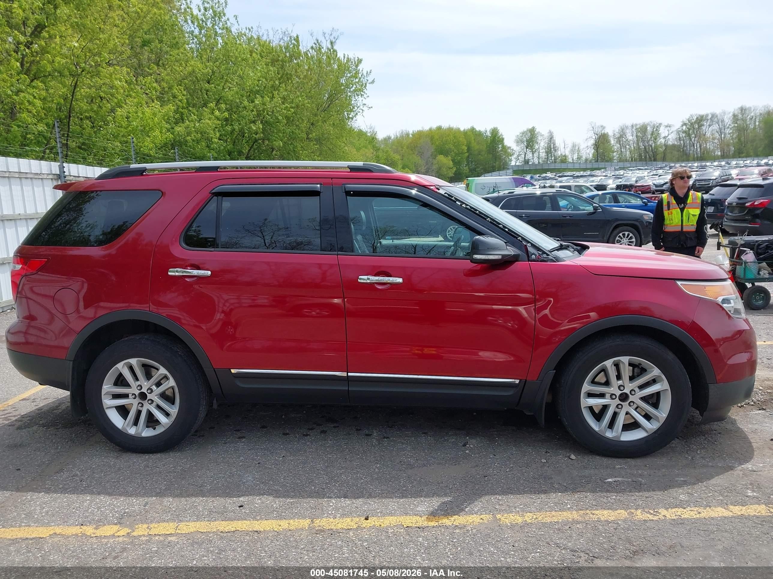 2015 Ford Explorer Xlt Красный vin: 1FM5K7D82FGB22234