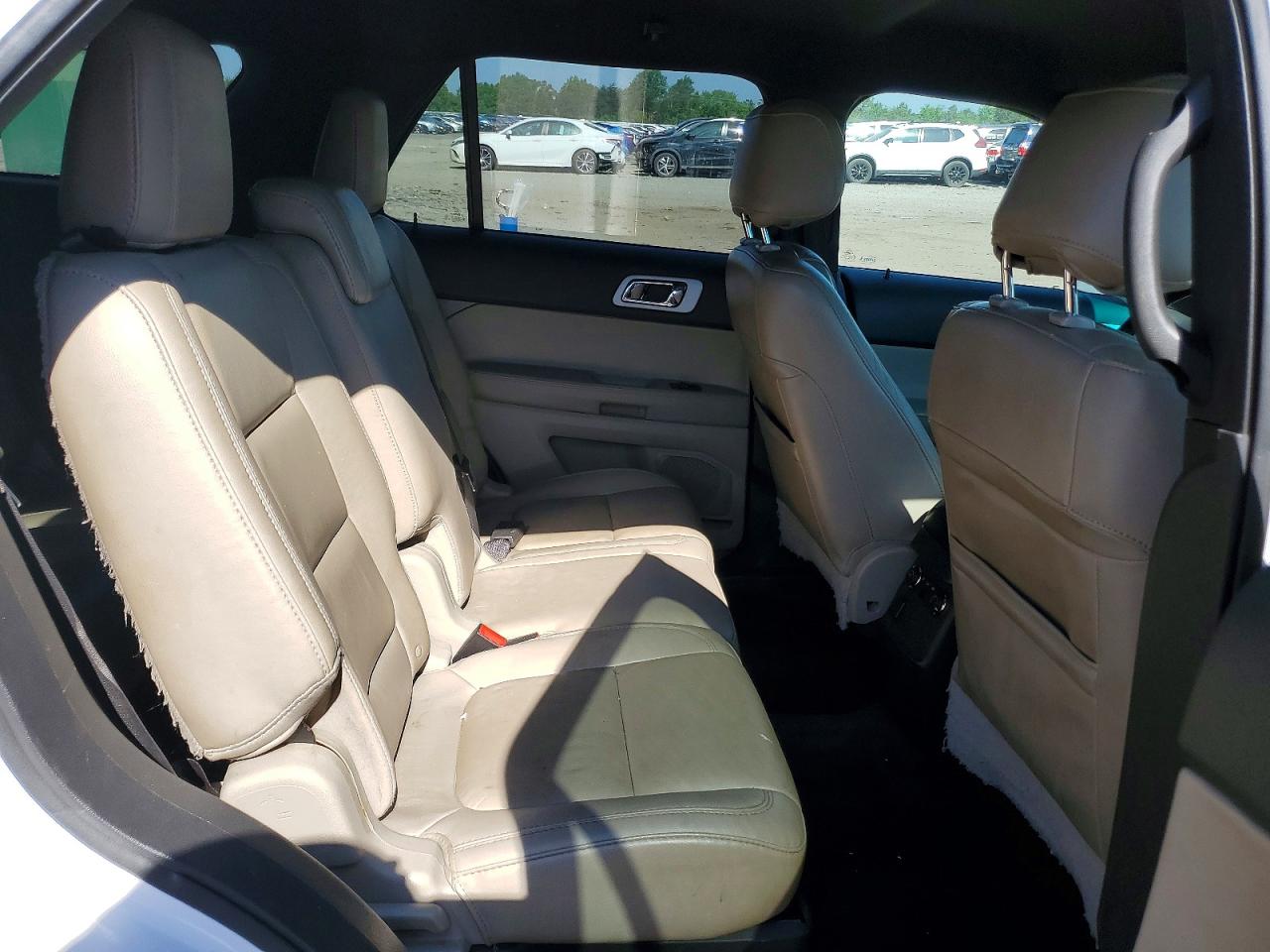 2015 Ford Explorer Xlt White vin: 1FM5K7D82FGB22718