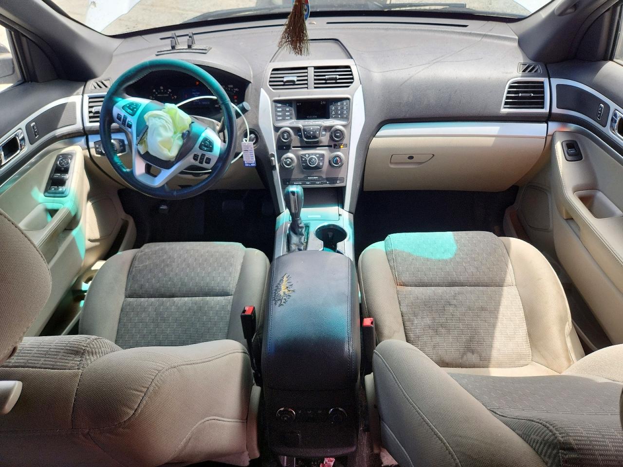 2015 Ford Explorer Xlt White vin: 1FM5K7D82FGB90131