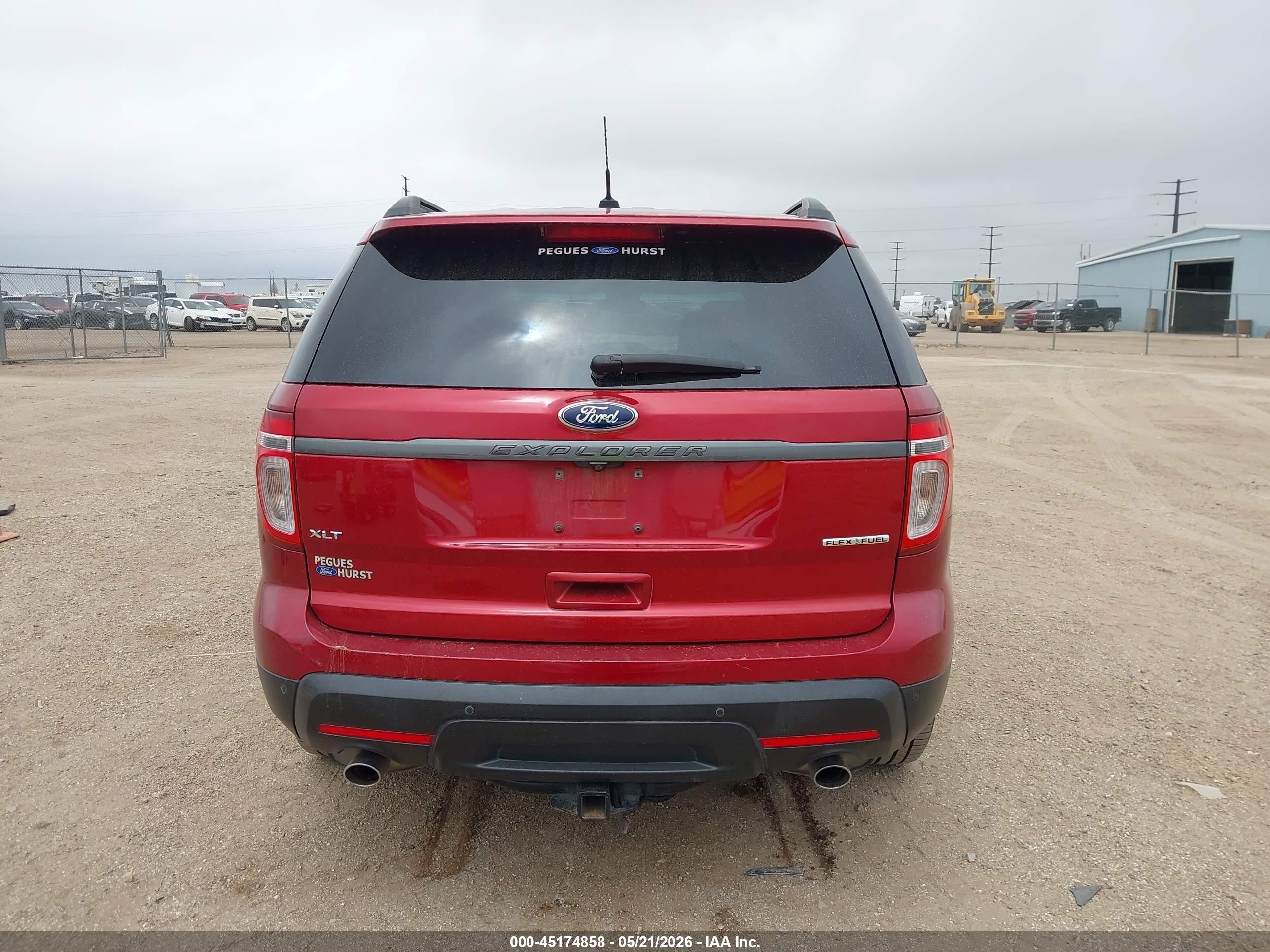 2015 Ford Explorer Xlt Red vin: 1FM5K7D82FGC04836