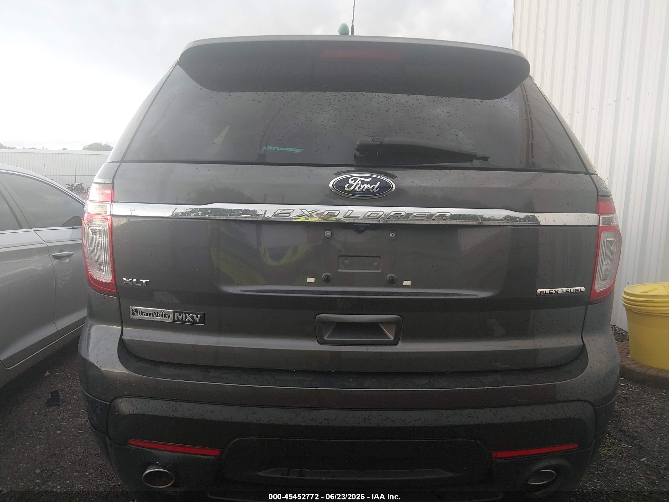 2015 Ford Explorer Xlt Gray vin: 1FM5K7D82FGC09261