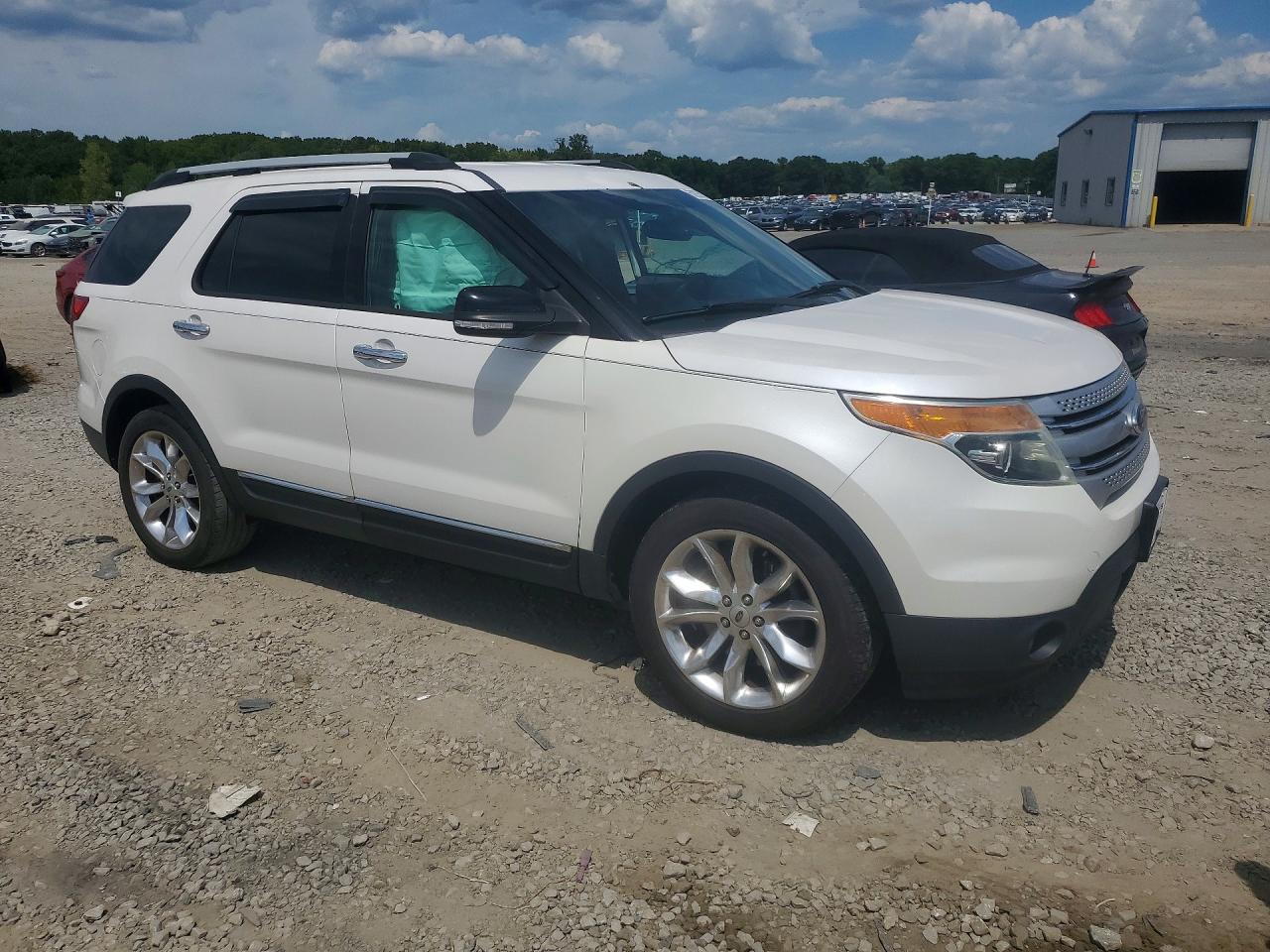 2015 Ford Explorer Xlt White vin: 1FM5K7D82FGC22009