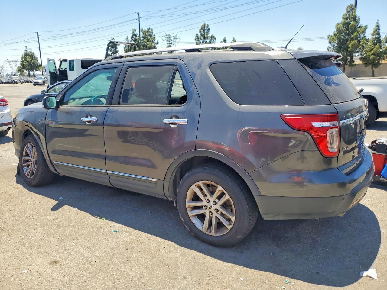 2015 Ford Explorer Xlt Gray vin: 1FM5K7D82FGC66088