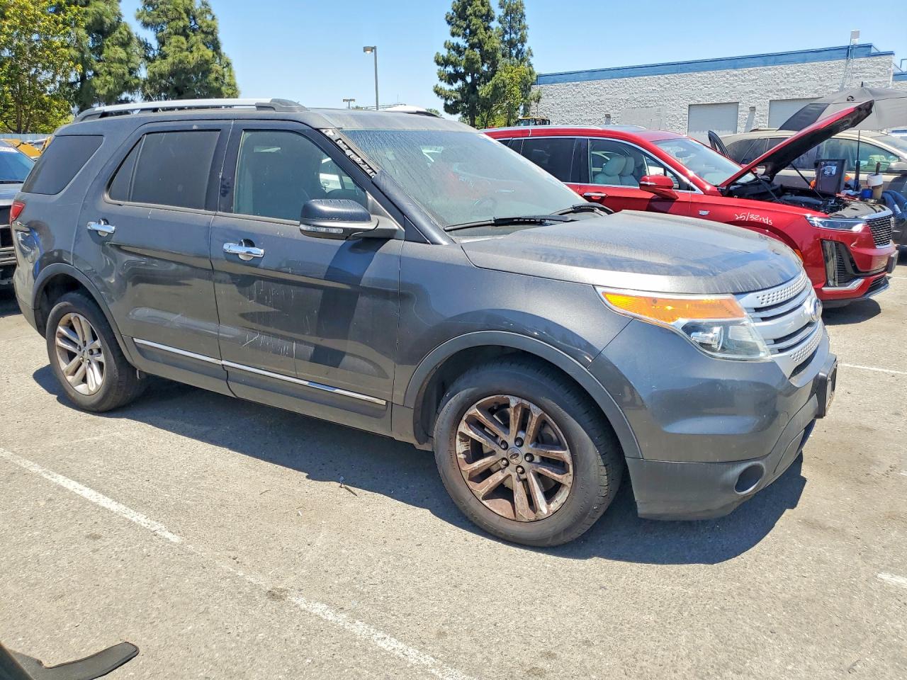 2015 Ford Explorer Xlt Gray vin: 1FM5K7D82FGC66088