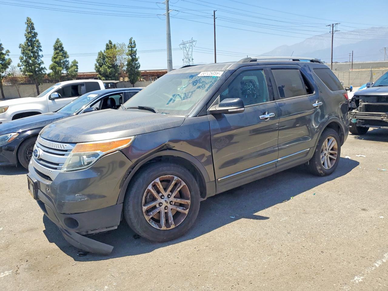 2015 Ford Explorer Xlt Gray vin: 1FM5K7D82FGC66088
