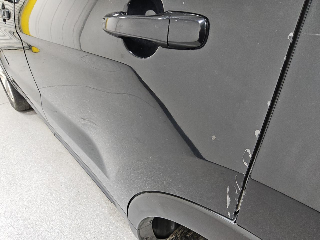 2016 Ford Explorer Xlt Black vin: 1FM5K7D82GGA35161 Damage: Left Rear Door, Dent(S) W/ Paint Dmg, 2 To 3 Inches