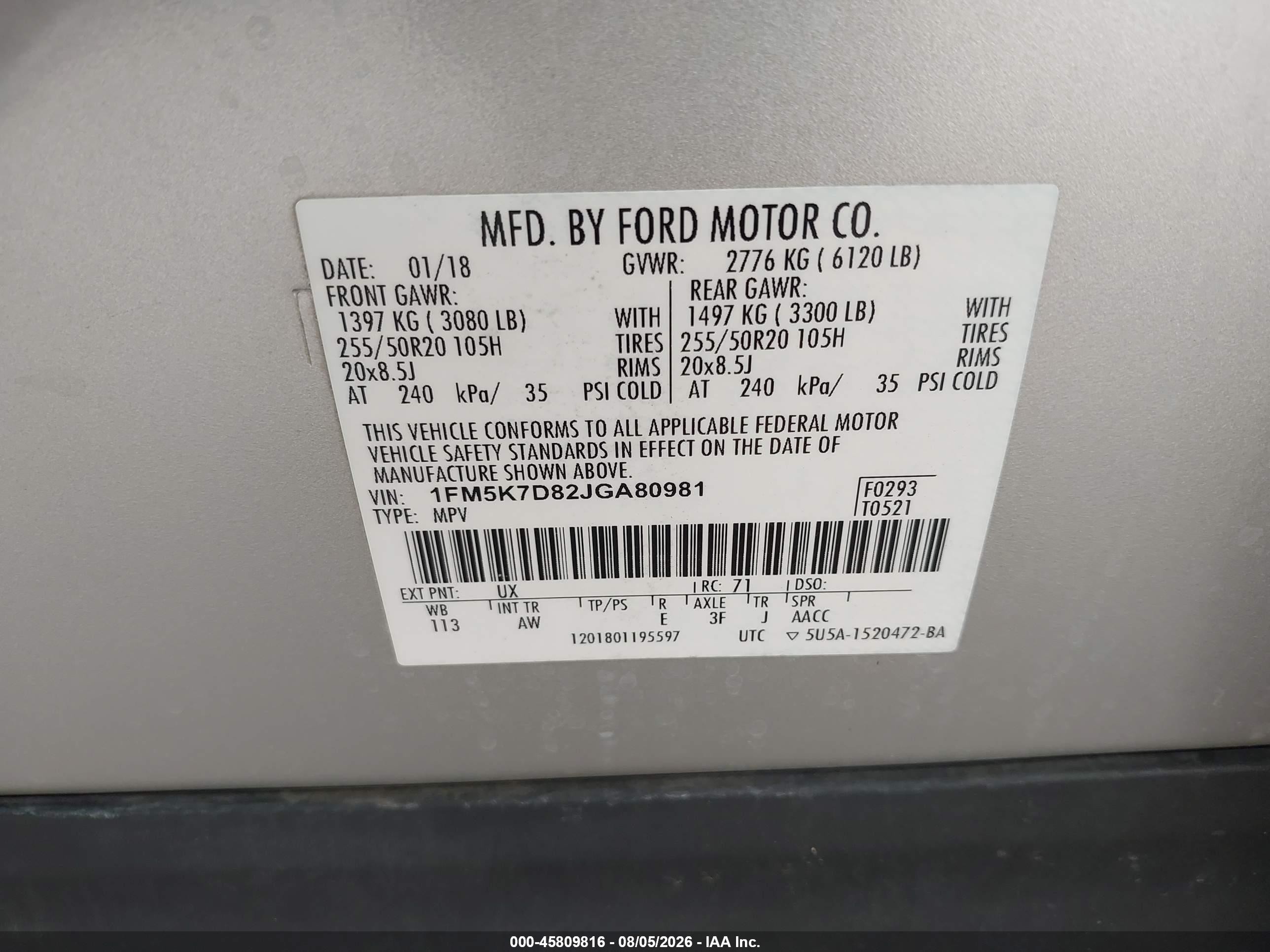 2018 Ford Explorer Xlt Silver vin: 1FM5K7D82JGA80981