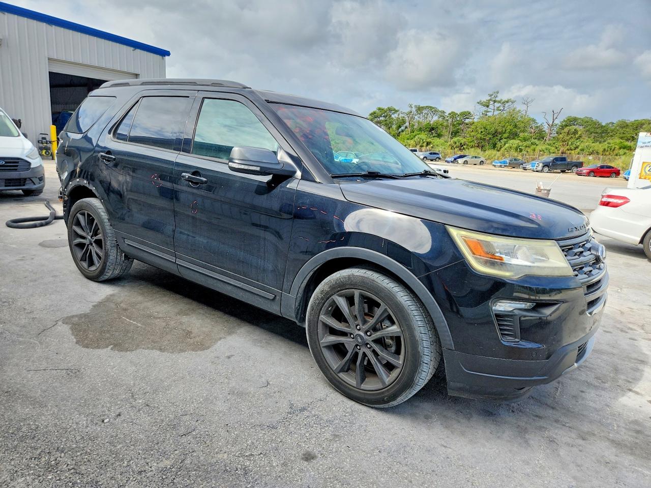 2018 Ford Explorer Xlt Black vin: 1FM5K7D82JGC64382