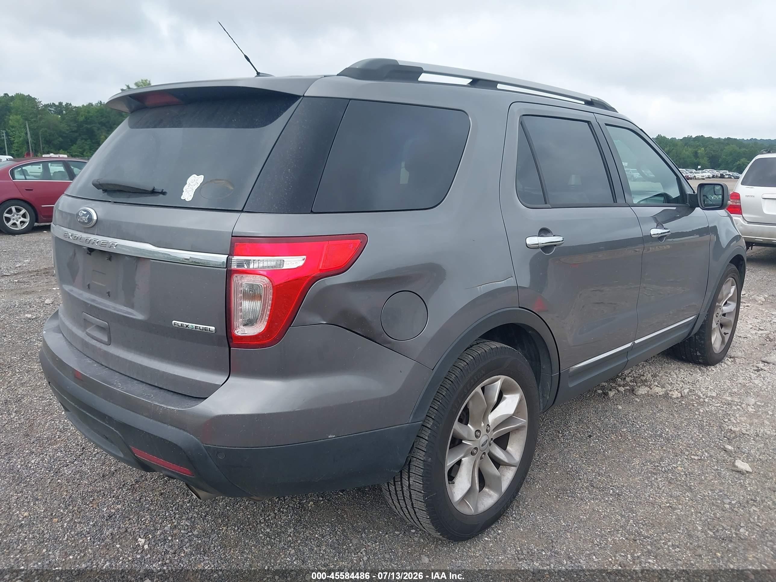 2013 Ford Explorer Xlt Gray vin: 1FM5K7D83DGA03217