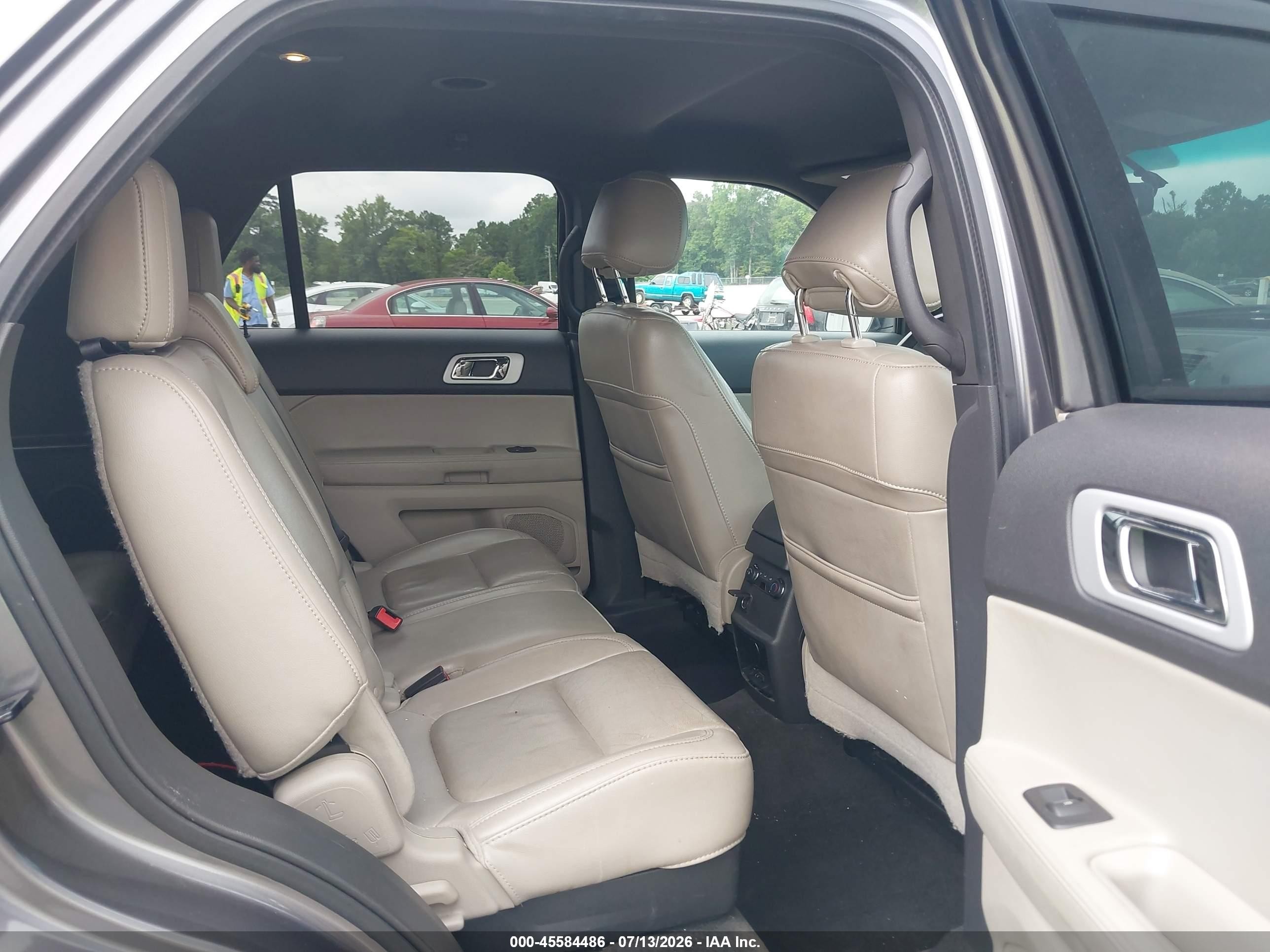 2013 Ford Explorer Xlt Gray vin: 1FM5K7D83DGA03217