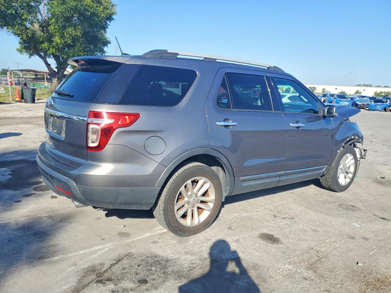 2013 Ford Explorer Xlt Gray vin: 1FM5K7D83DGA12676