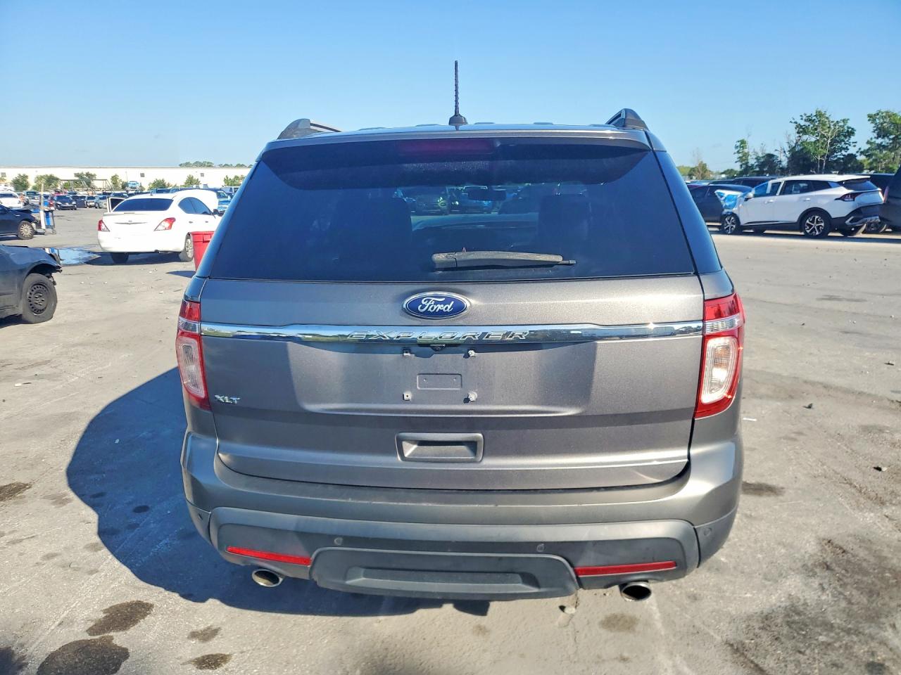 2013 Ford Explorer Xlt Gray vin: 1FM5K7D83DGA12676
