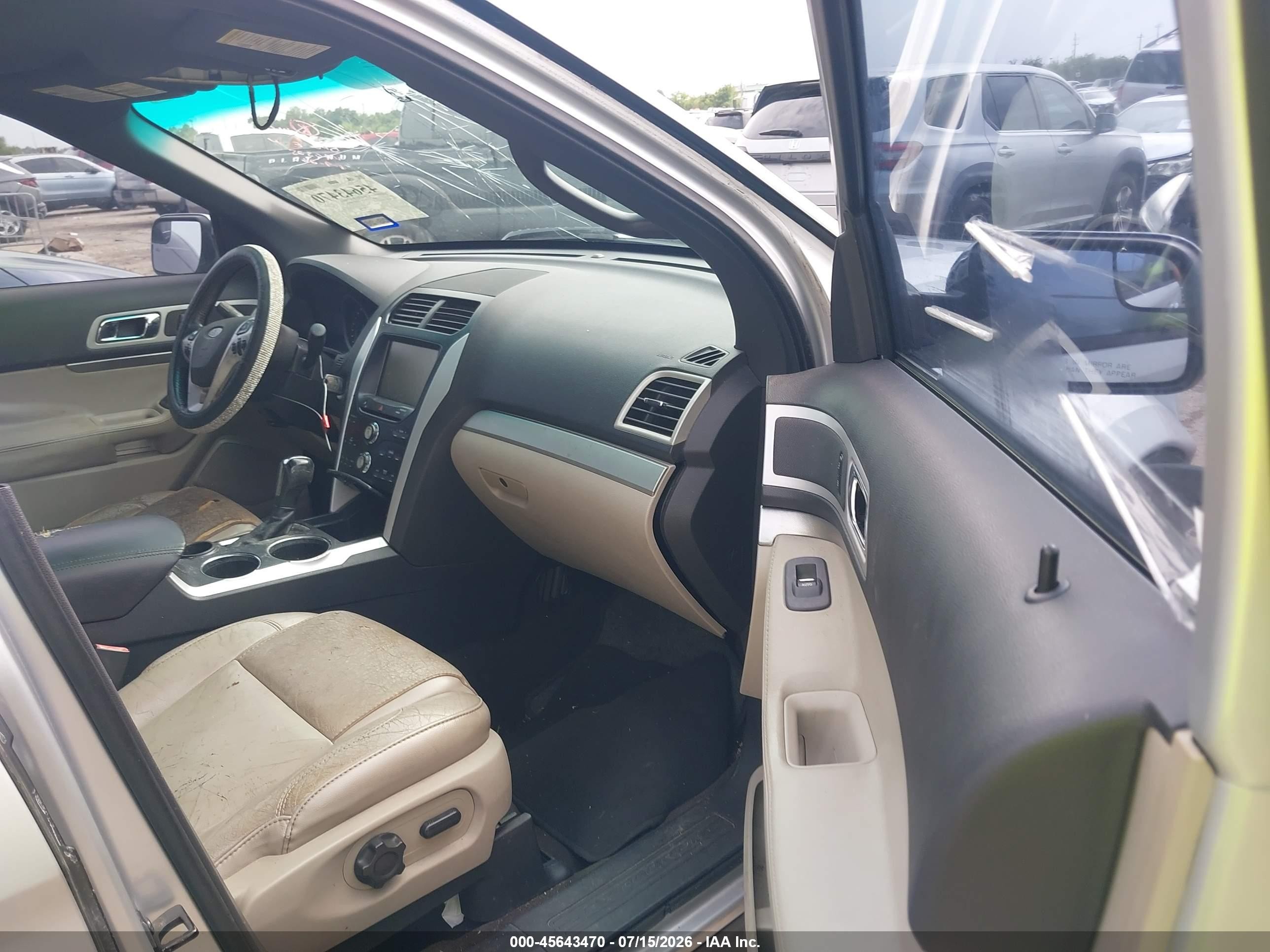 2013 Ford Explorer Xlt Silver vin: 1FM5K7D83DGA20325