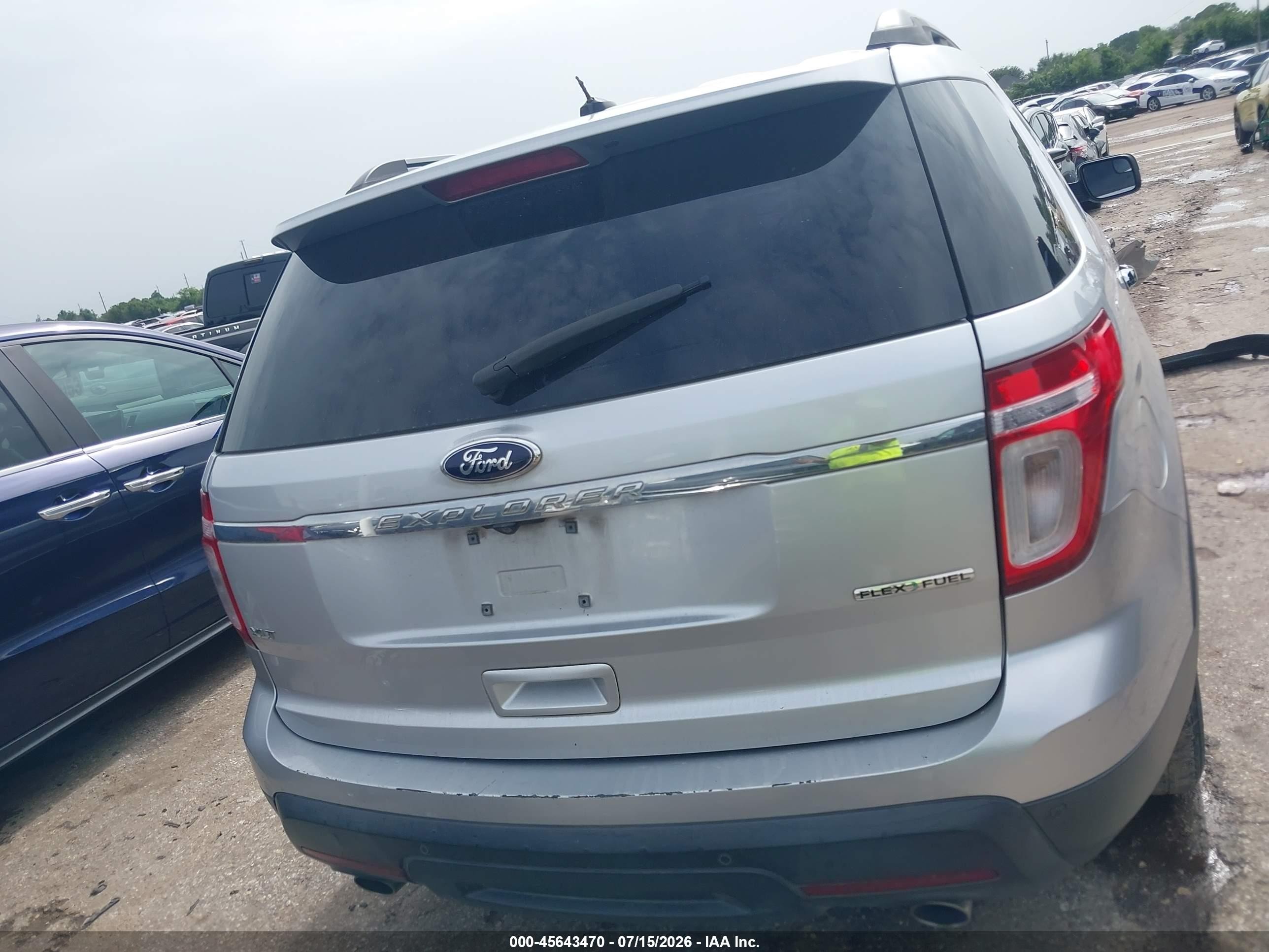 2013 Ford Explorer Xlt Silver vin: 1FM5K7D83DGA20325