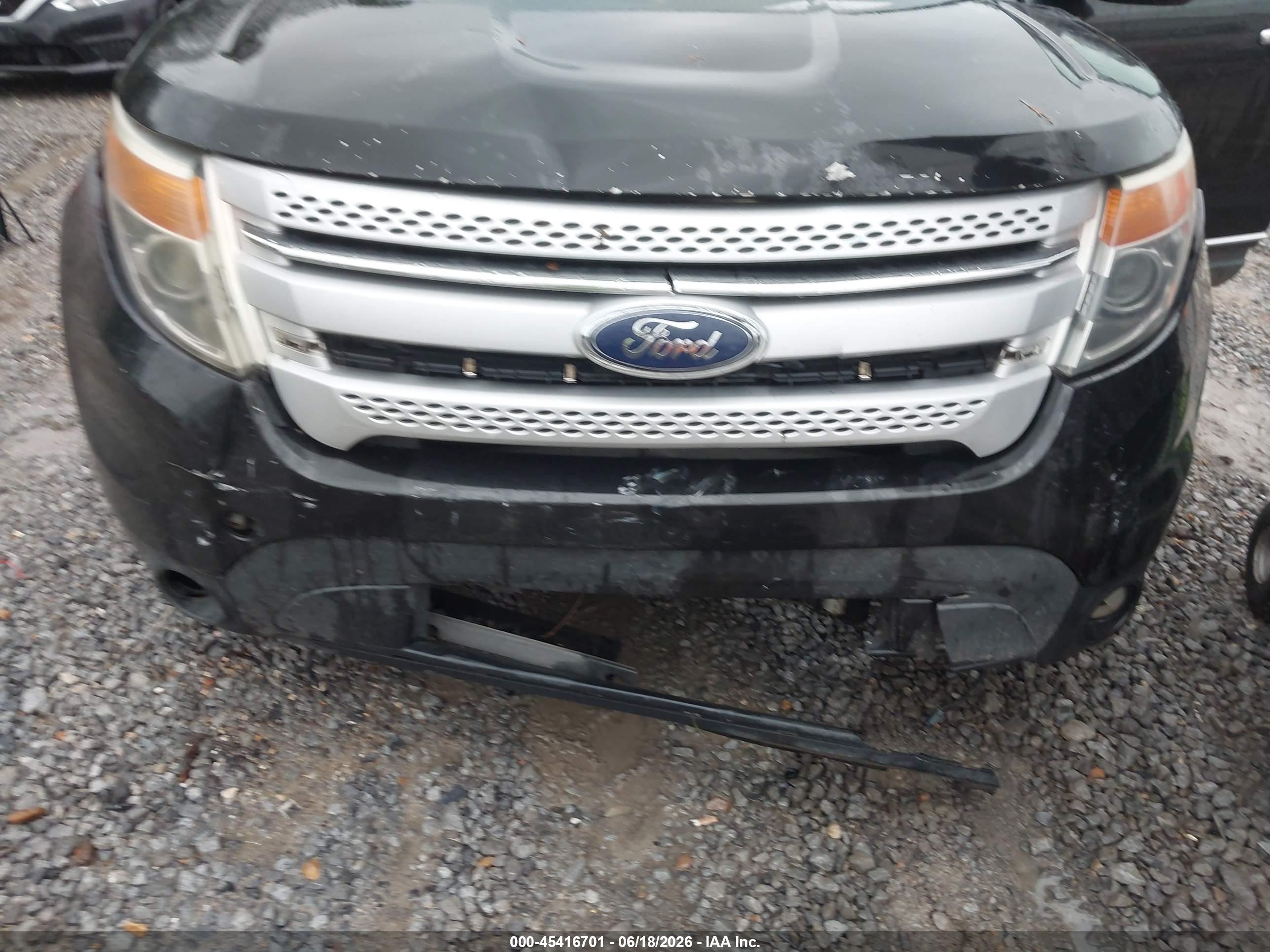 2013 Ford Explorer Xlt Black vin: 1FM5K7D83DGA44883