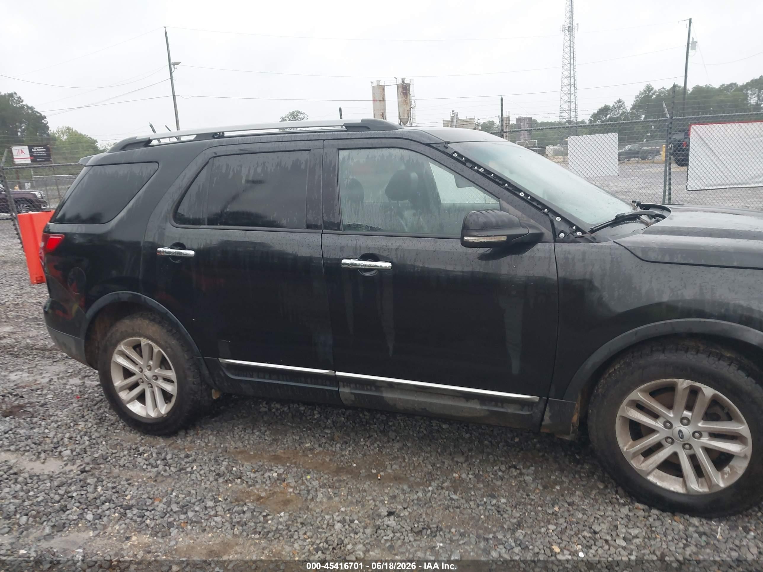 2013 Ford Explorer Xlt Black vin: 1FM5K7D83DGA44883