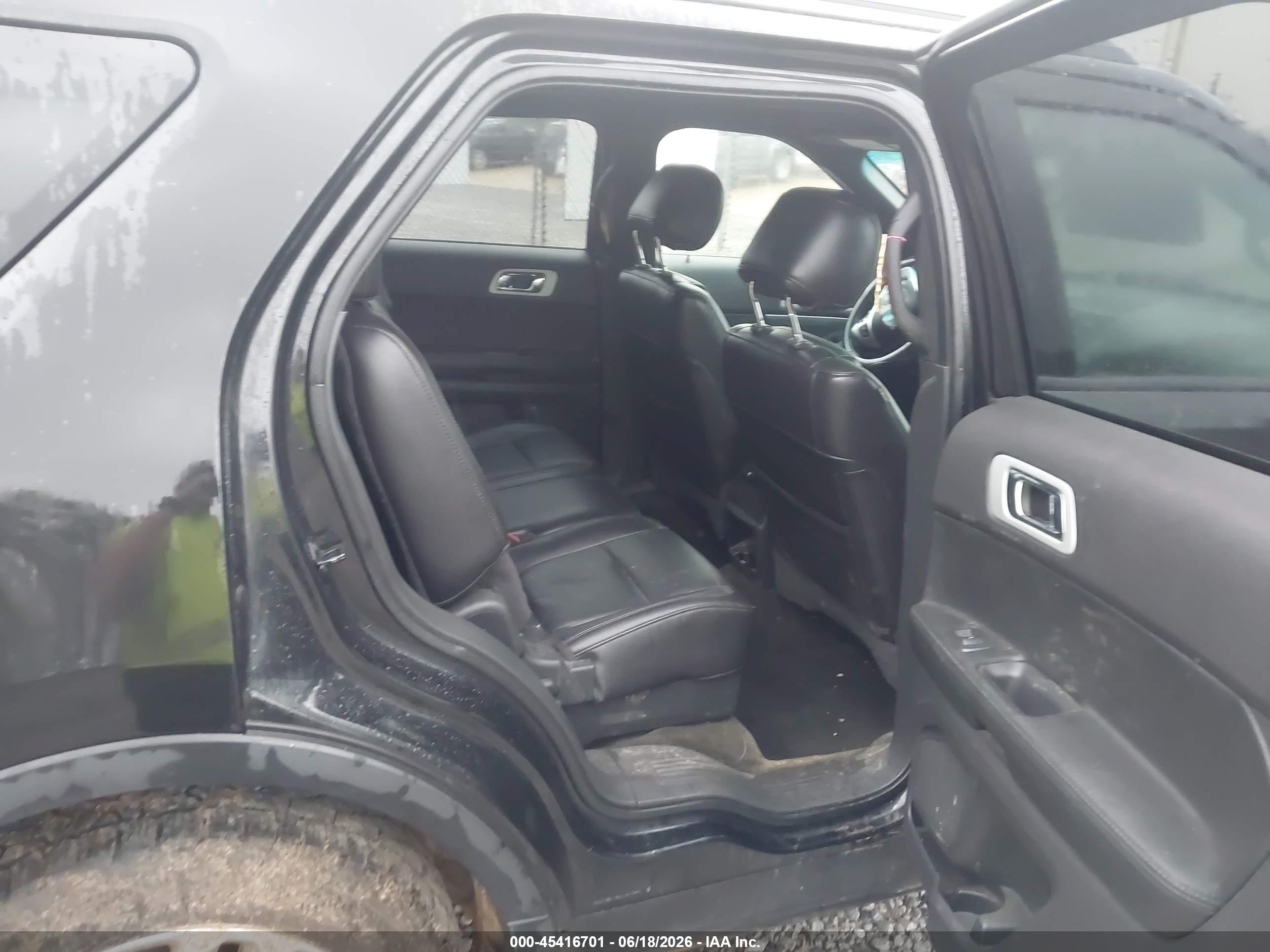 2013 Ford Explorer Xlt Black vin: 1FM5K7D83DGA44883