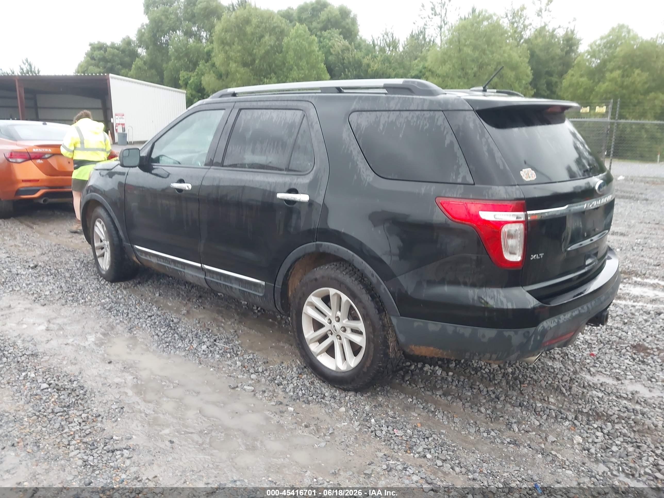 2013 Ford Explorer Xlt Black vin: 1FM5K7D83DGA44883