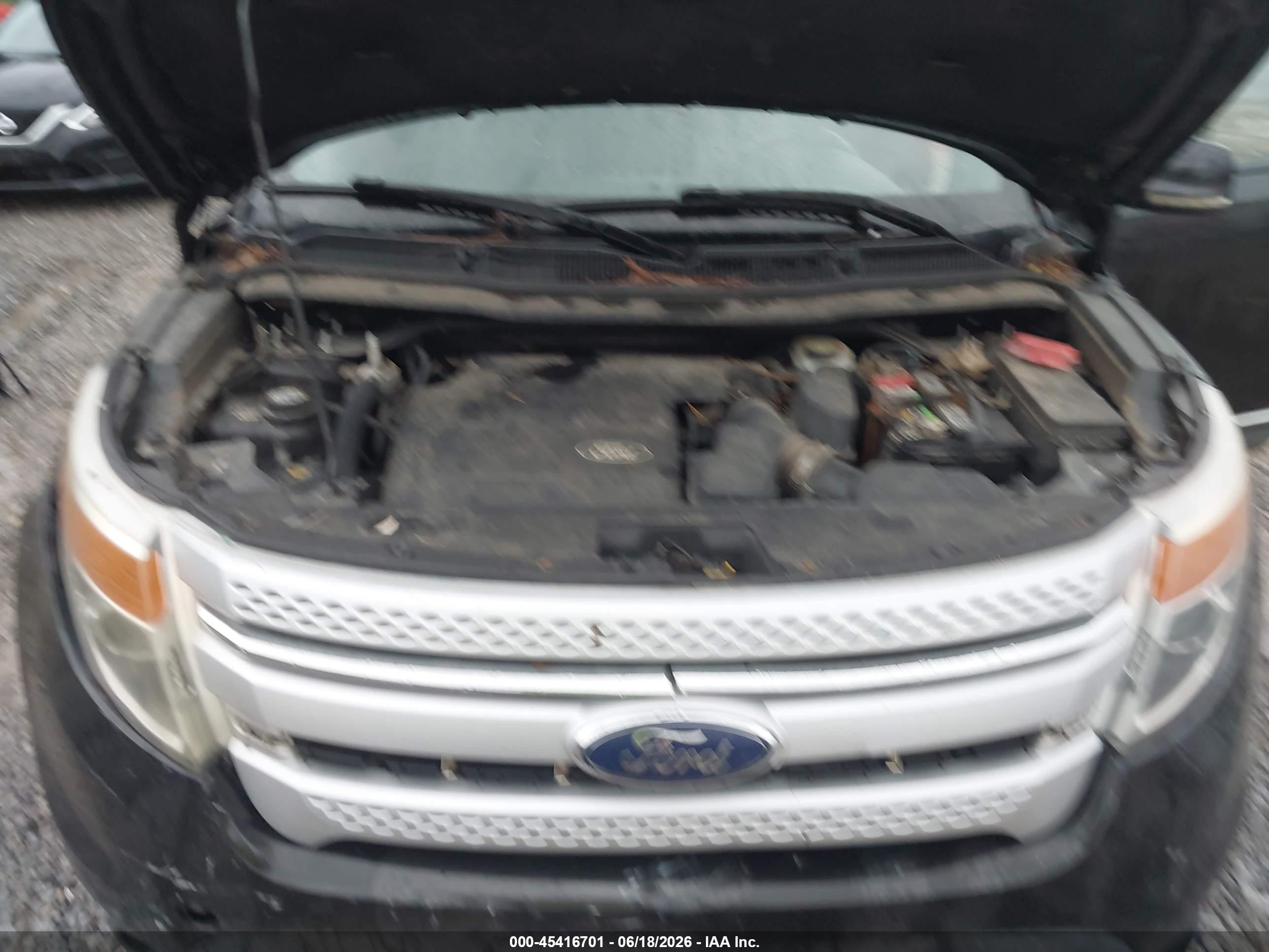 2013 Ford Explorer Xlt Black vin: 1FM5K7D83DGA44883