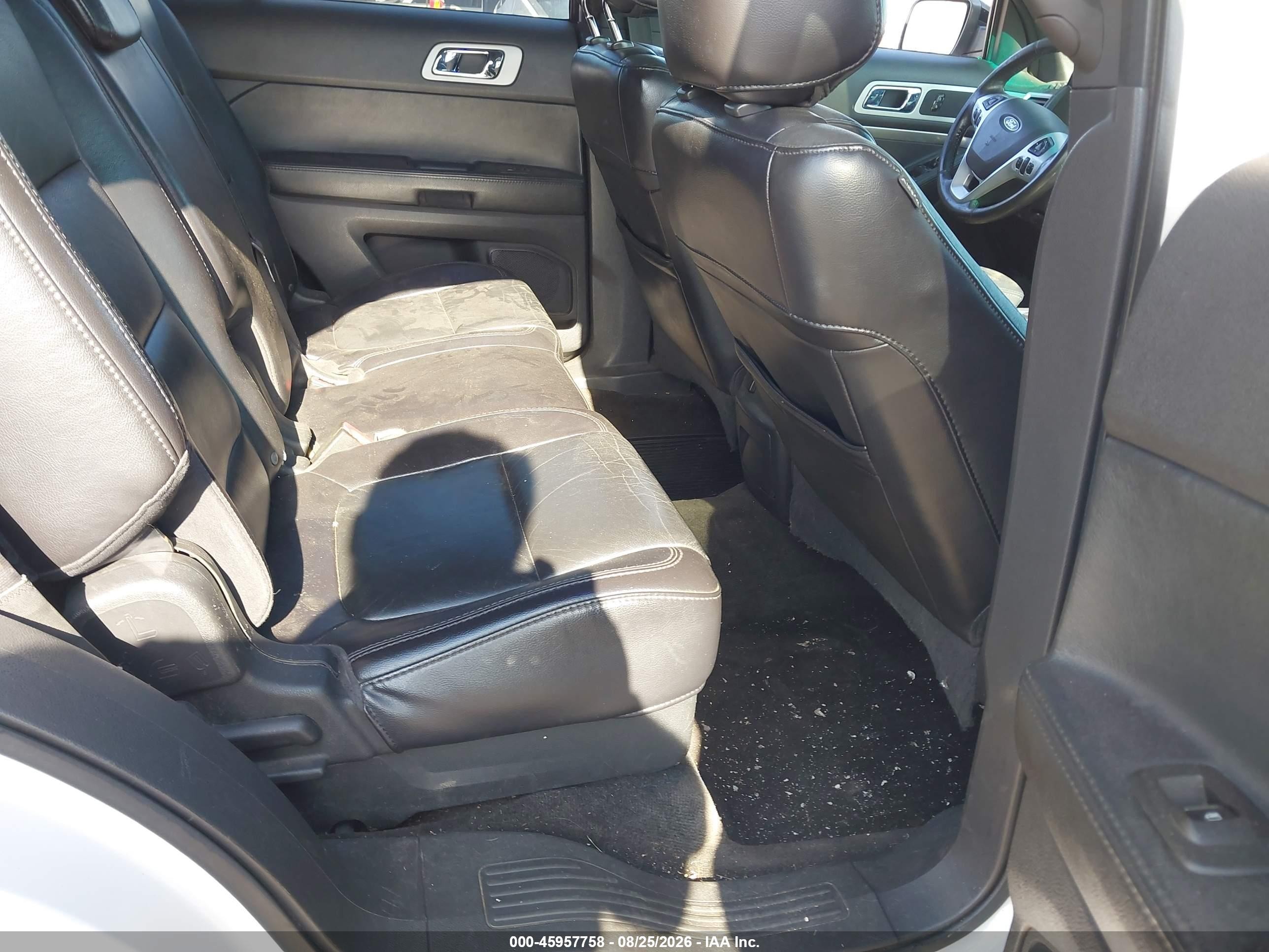 2013 Ford Explorer Xlt White vin: 1FM5K7D83DGA75423