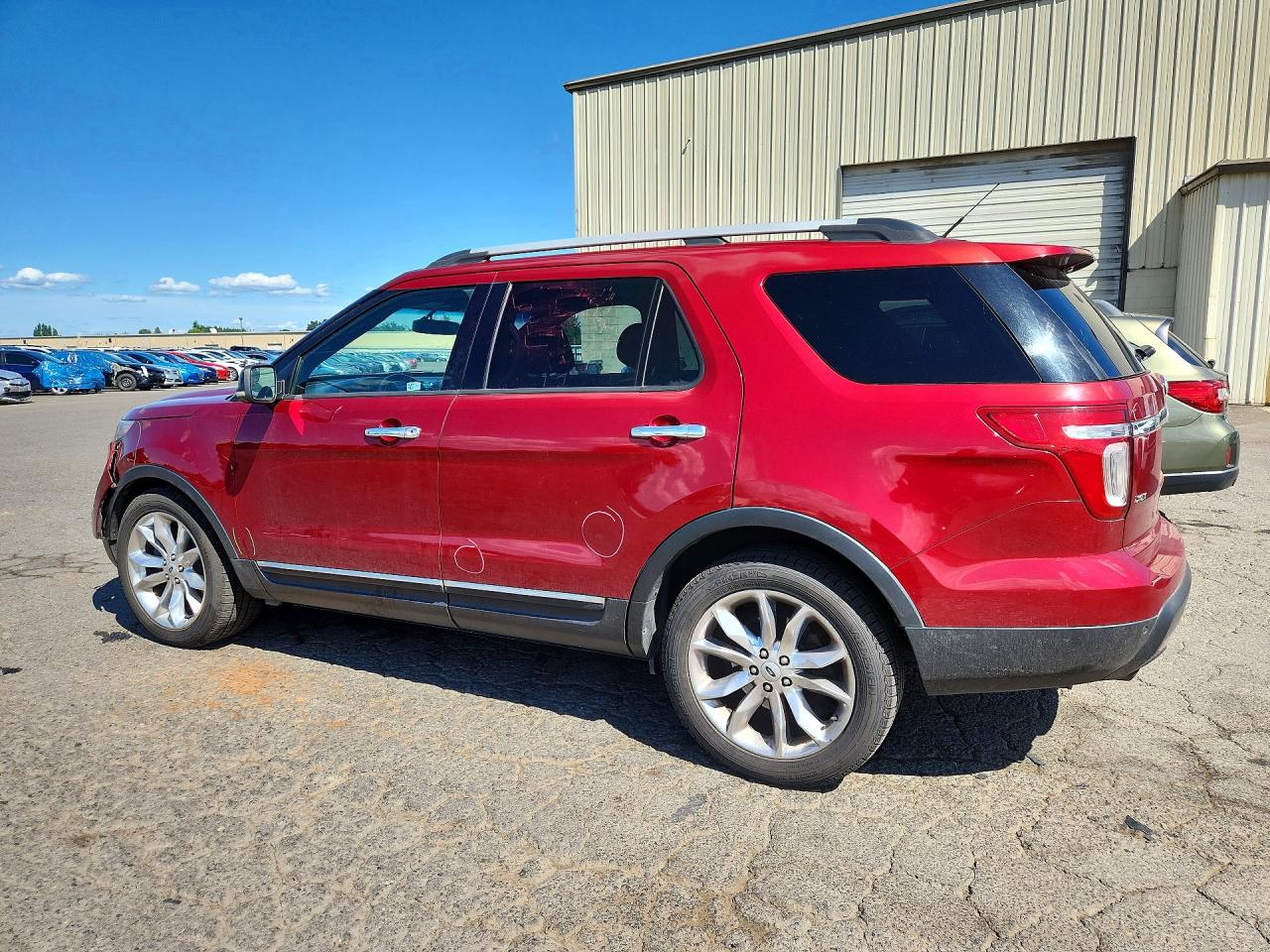2013 Ford Explorer Xlt Red vin: 1FM5K7D83DGA88544
