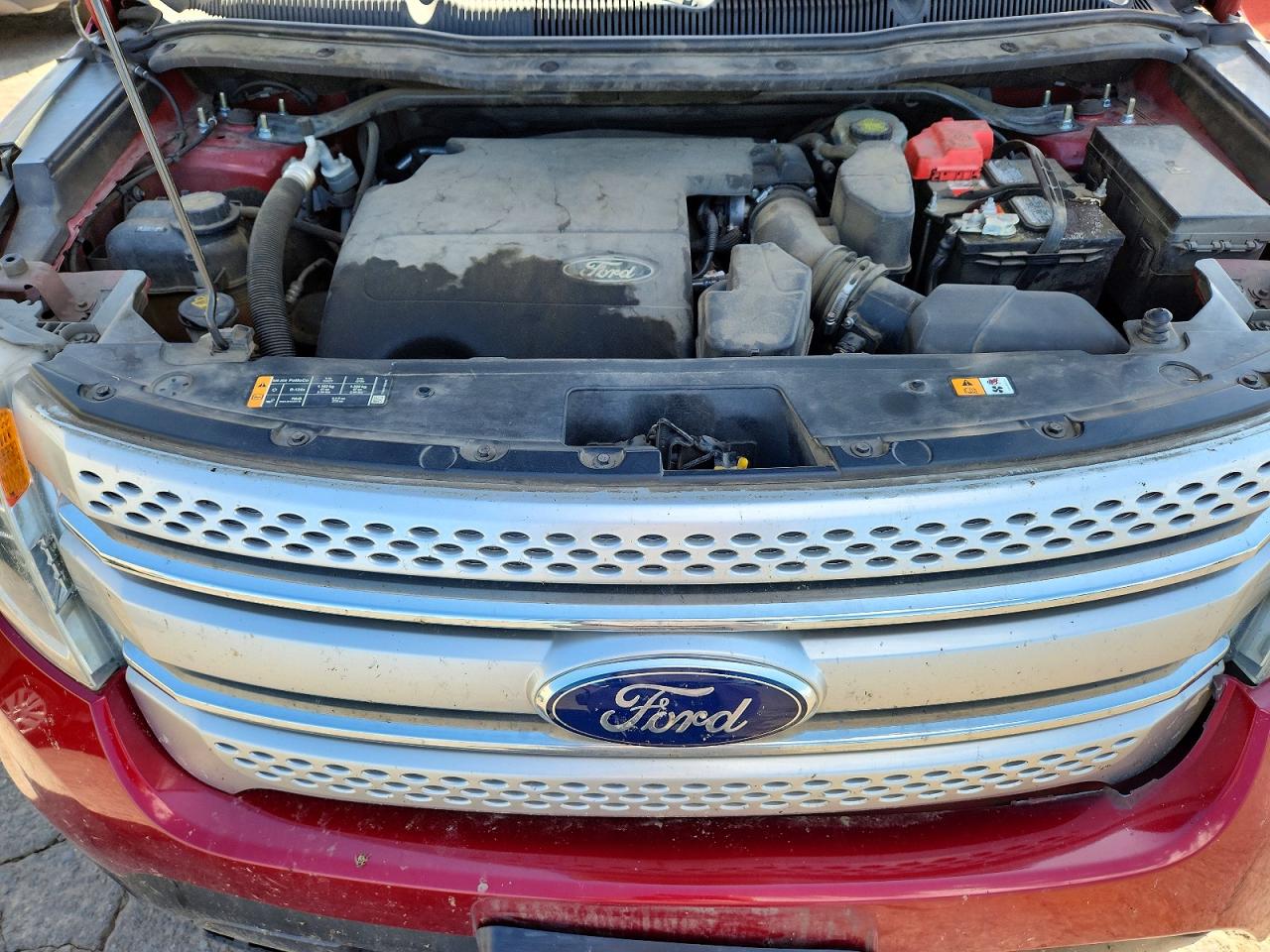 2013 Ford Explorer Xlt Red vin: 1FM5K7D83DGA88544