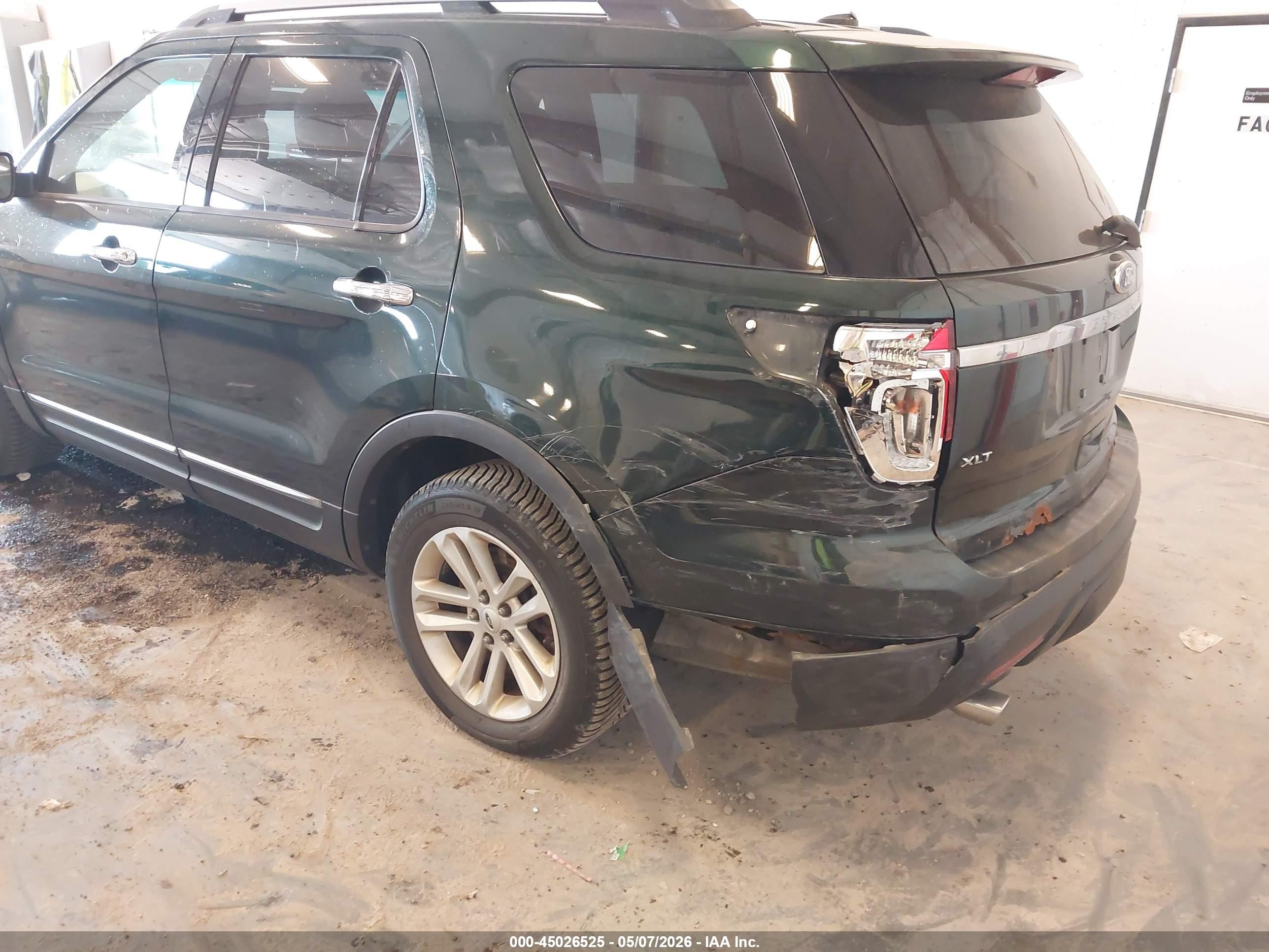 2013 Ford Explorer Xlt Зеленый vin: 1FM5K7D83DGB52520