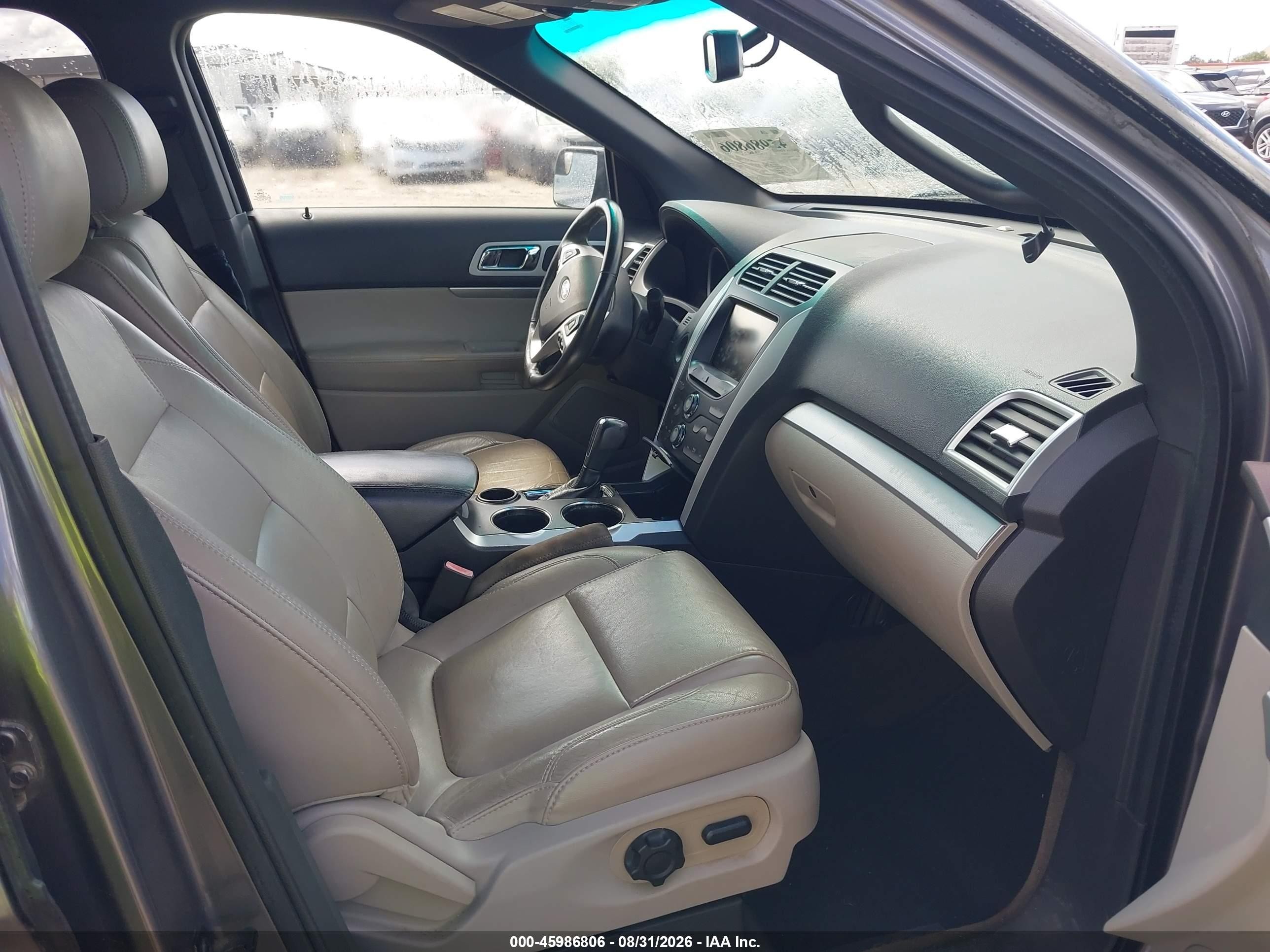 2013 Ford Explorer Xlt Gray vin: 1FM5K7D83DGC13719