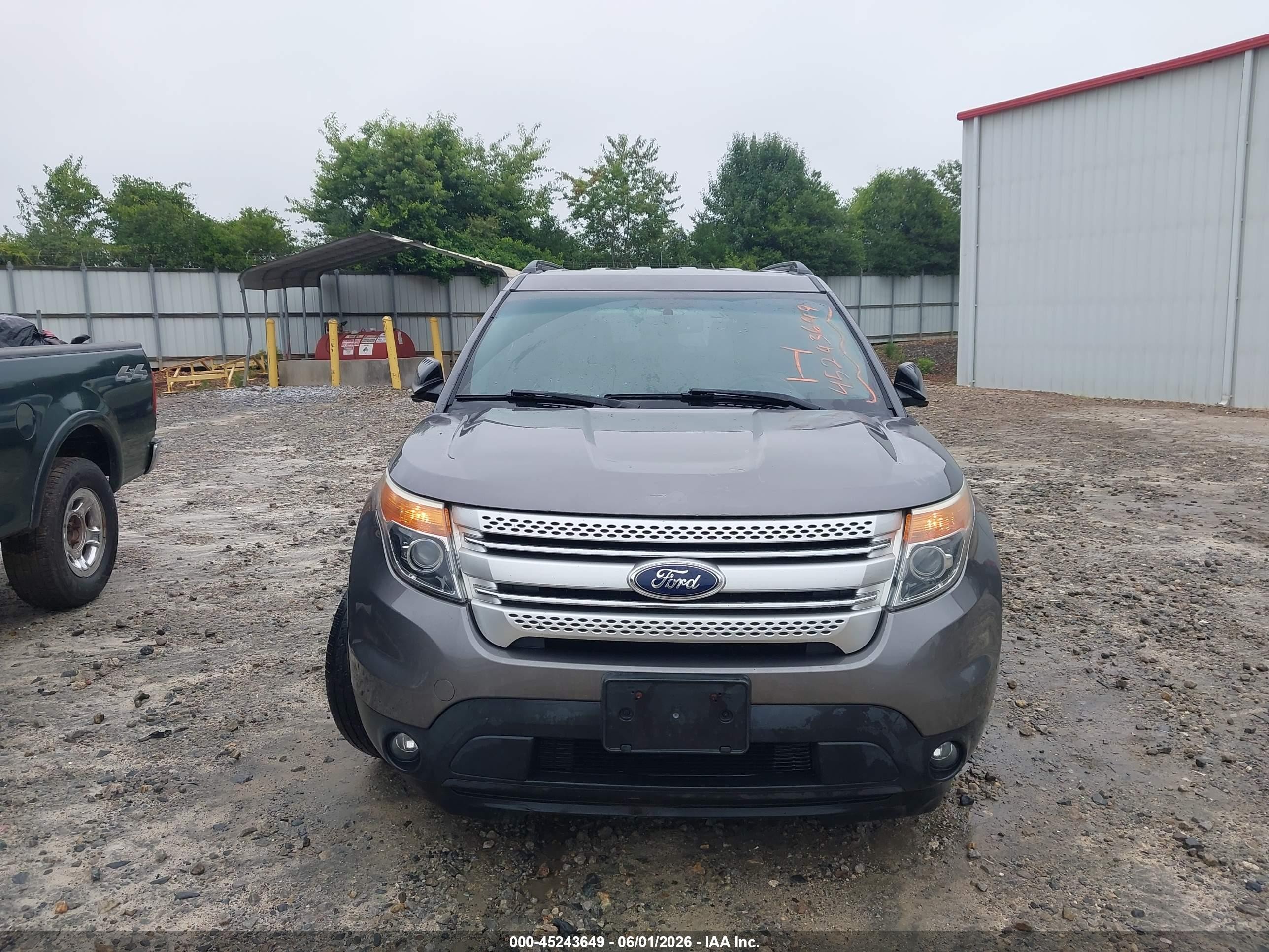 2013 Ford Explorer Xlt Gray vin: 1FM5K7D83DGC45568
