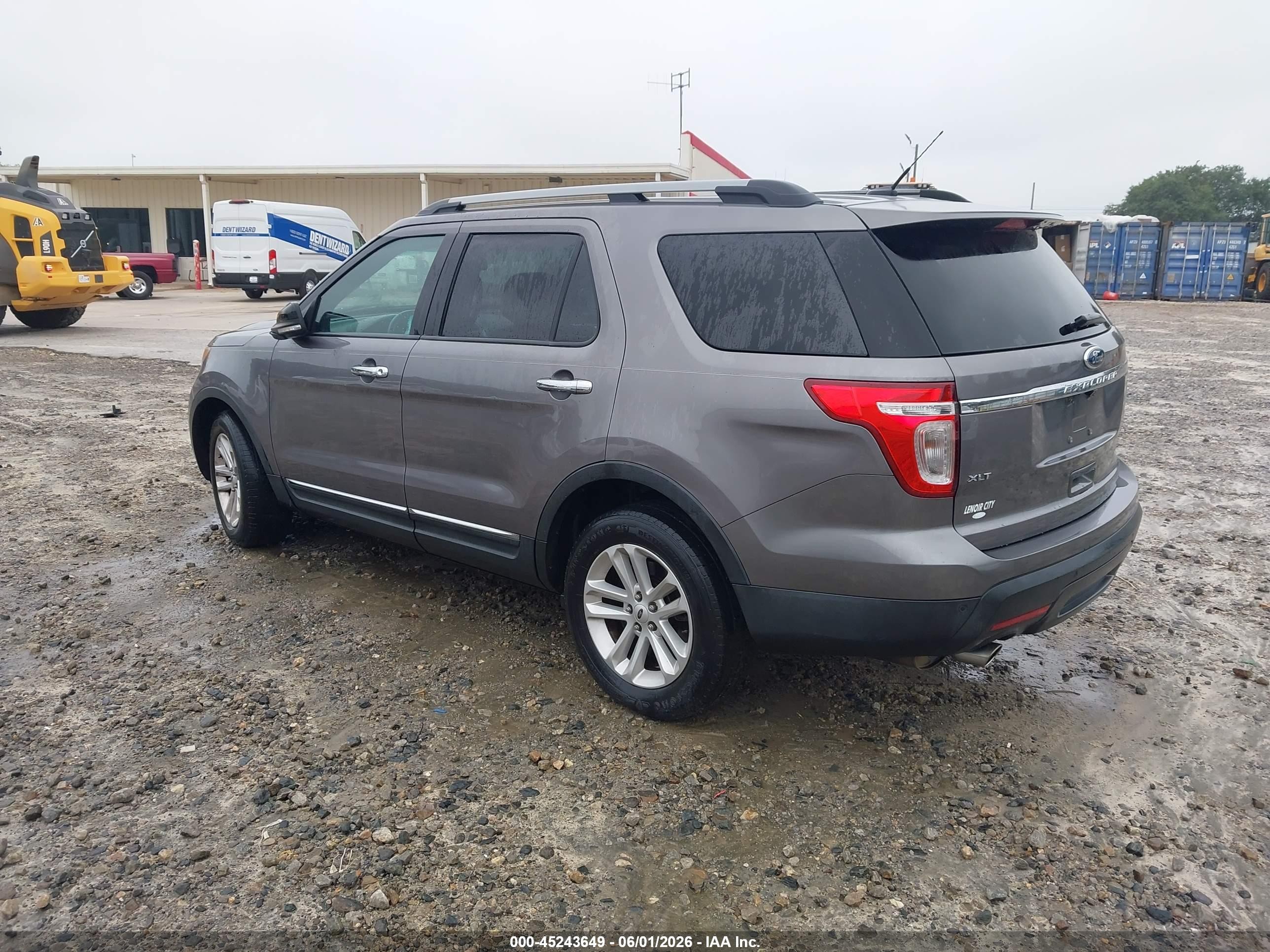 2013 Ford Explorer Xlt Gray vin: 1FM5K7D83DGC45568