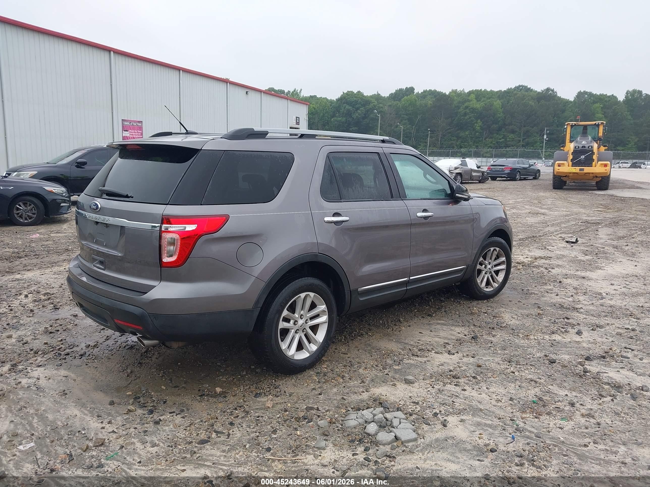 2013 Ford Explorer Xlt Gray vin: 1FM5K7D83DGC45568