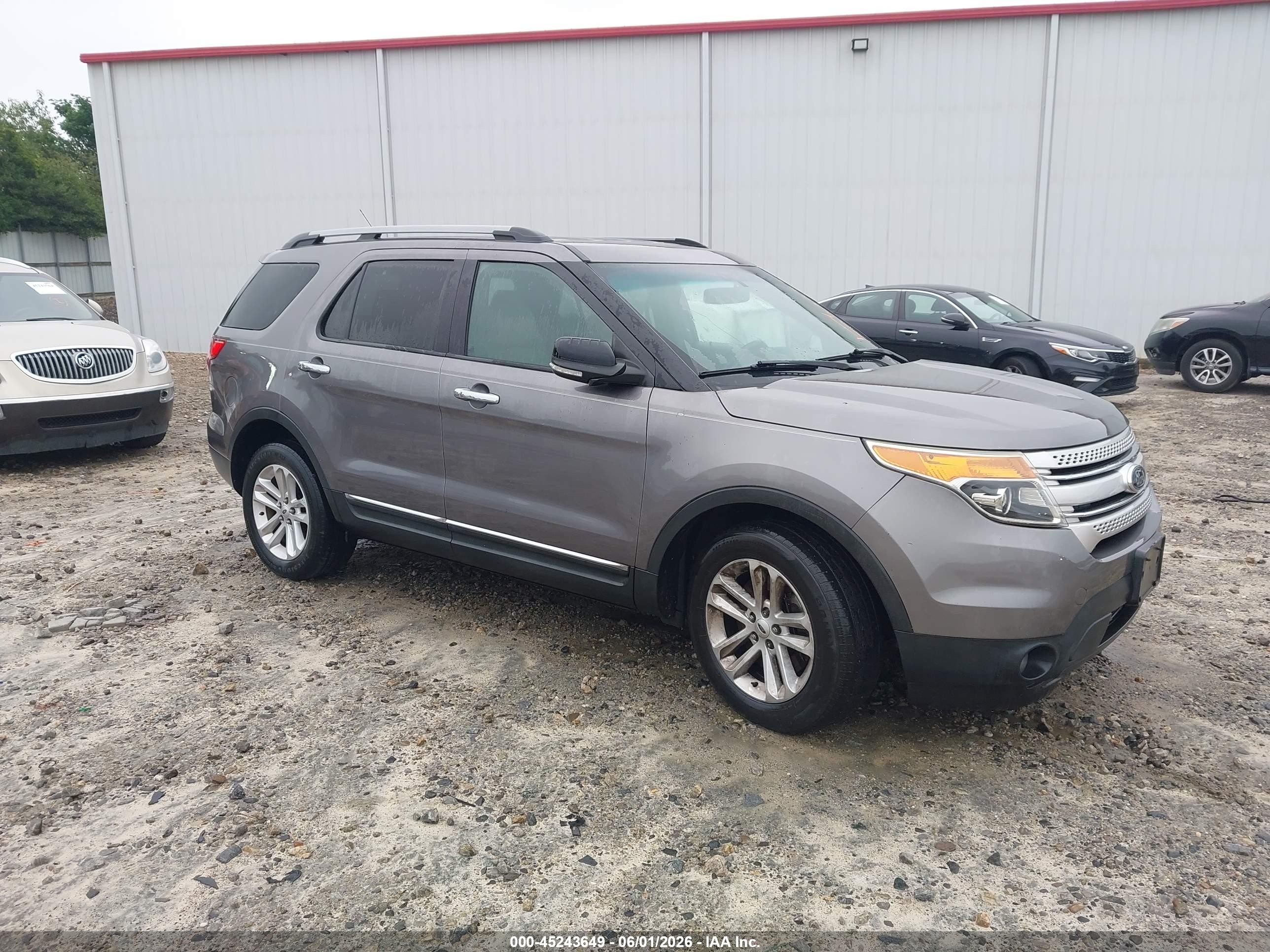 2013 Ford Explorer Xlt Gray vin: 1FM5K7D83DGC45568