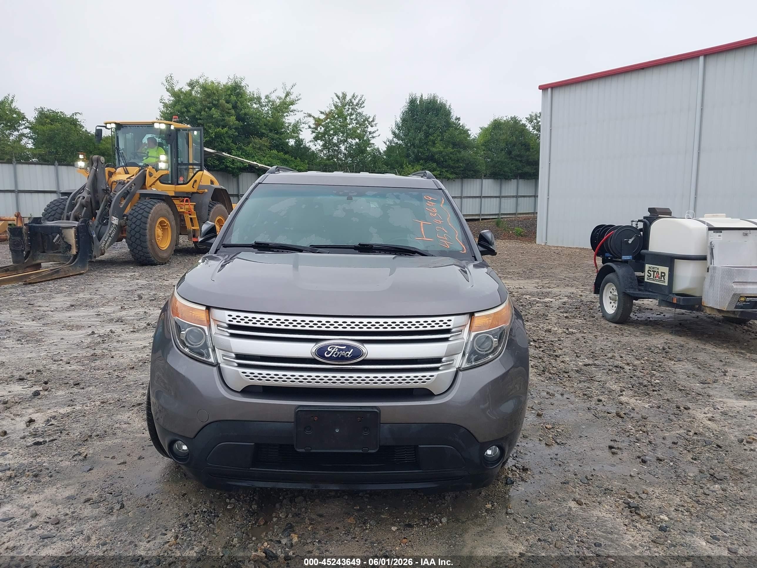 2013 Ford Explorer Xlt Gray vin: 1FM5K7D83DGC45568