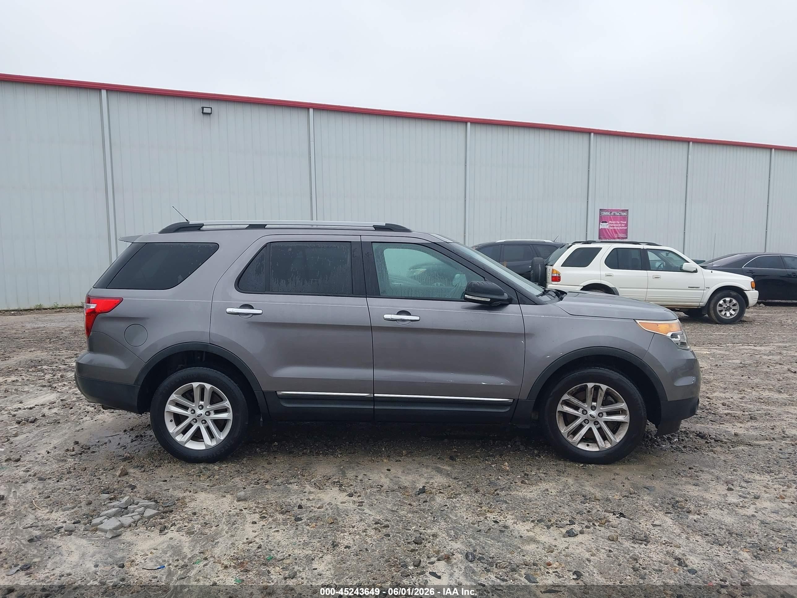 2013 Ford Explorer Xlt Gray vin: 1FM5K7D83DGC45568