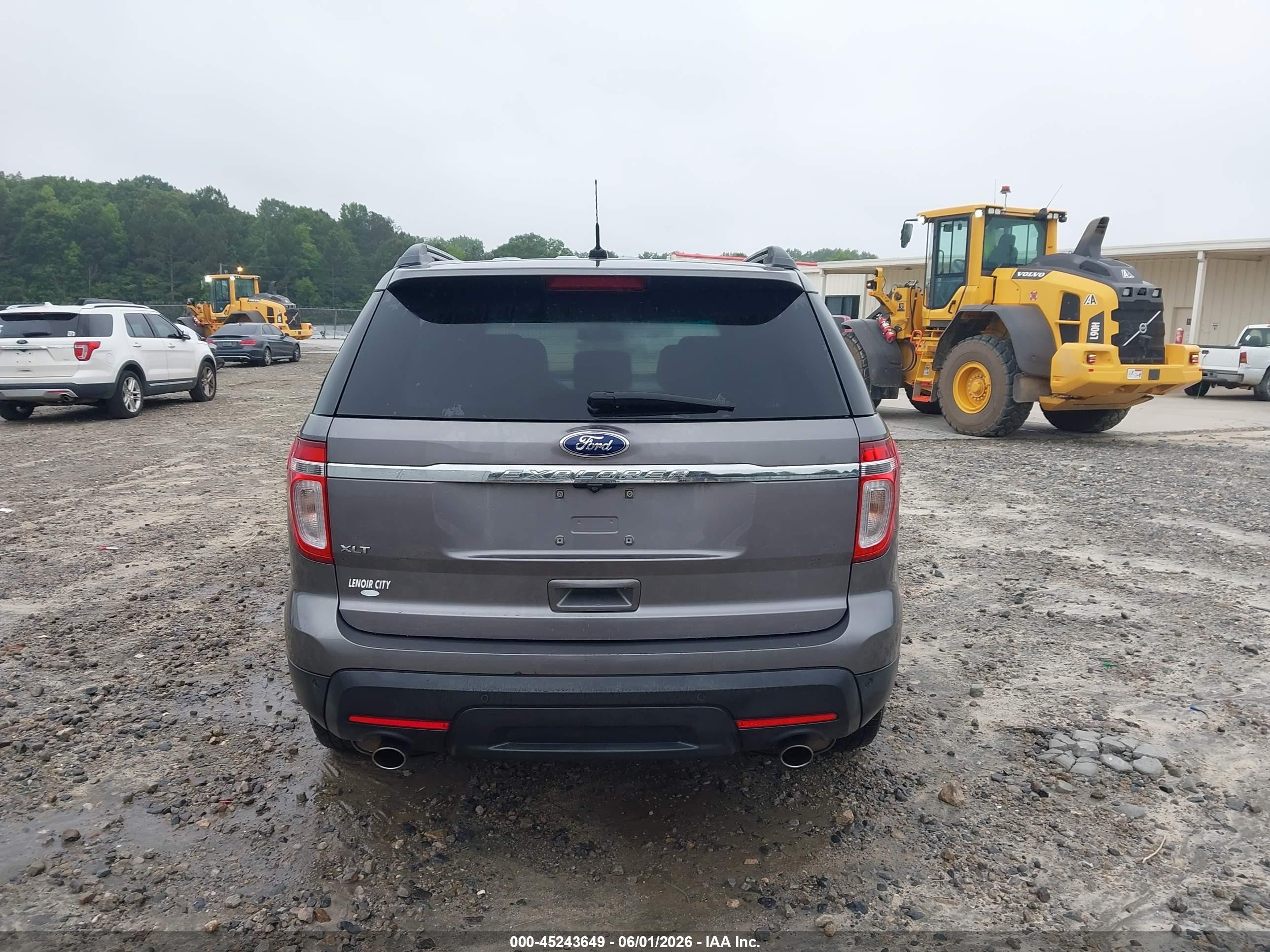 2013 Ford Explorer Xlt Gray vin: 1FM5K7D83DGC45568