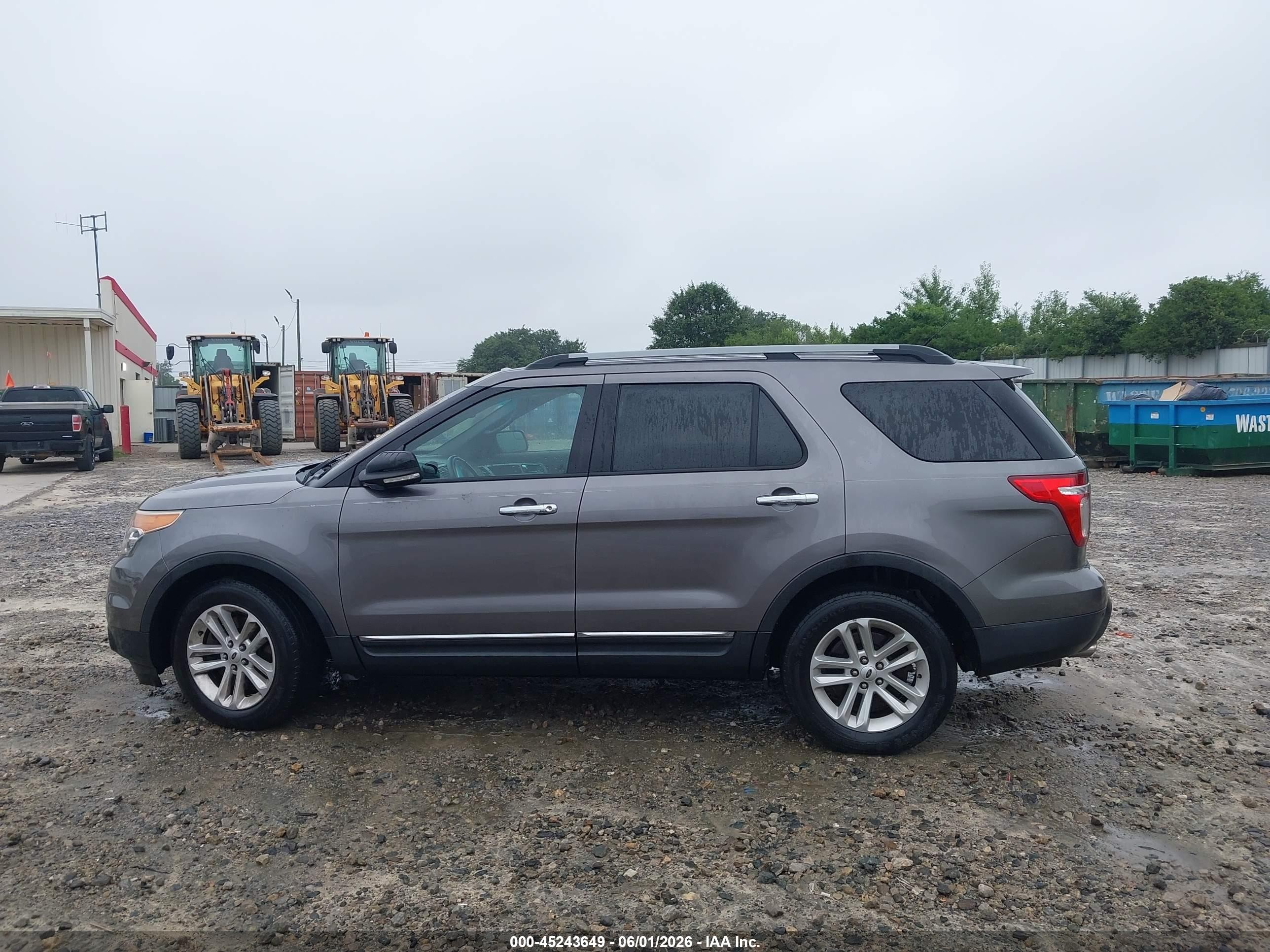 2013 Ford Explorer Xlt Gray vin: 1FM5K7D83DGC45568