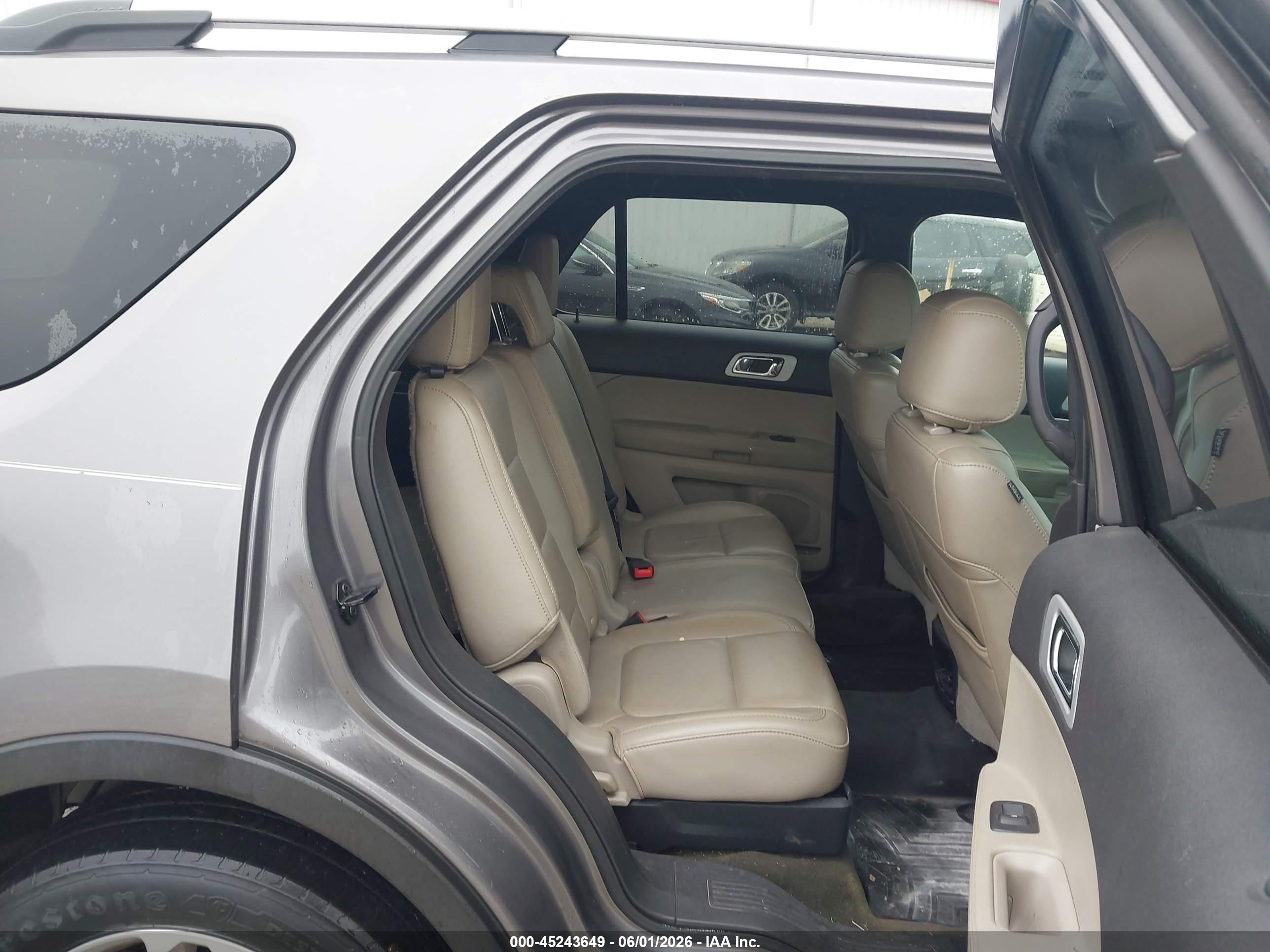 2013 Ford Explorer Xlt Gray vin: 1FM5K7D83DGC45568