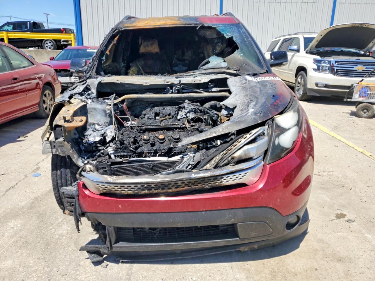 2013 Ford Explorer Xlt Burgundy vin: 1FM5K7D83DGC52195