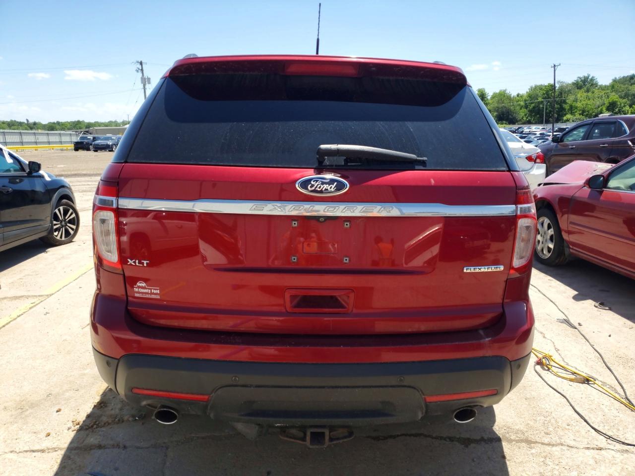 2013 Ford Explorer Xlt Burgundy vin: 1FM5K7D83DGC52195