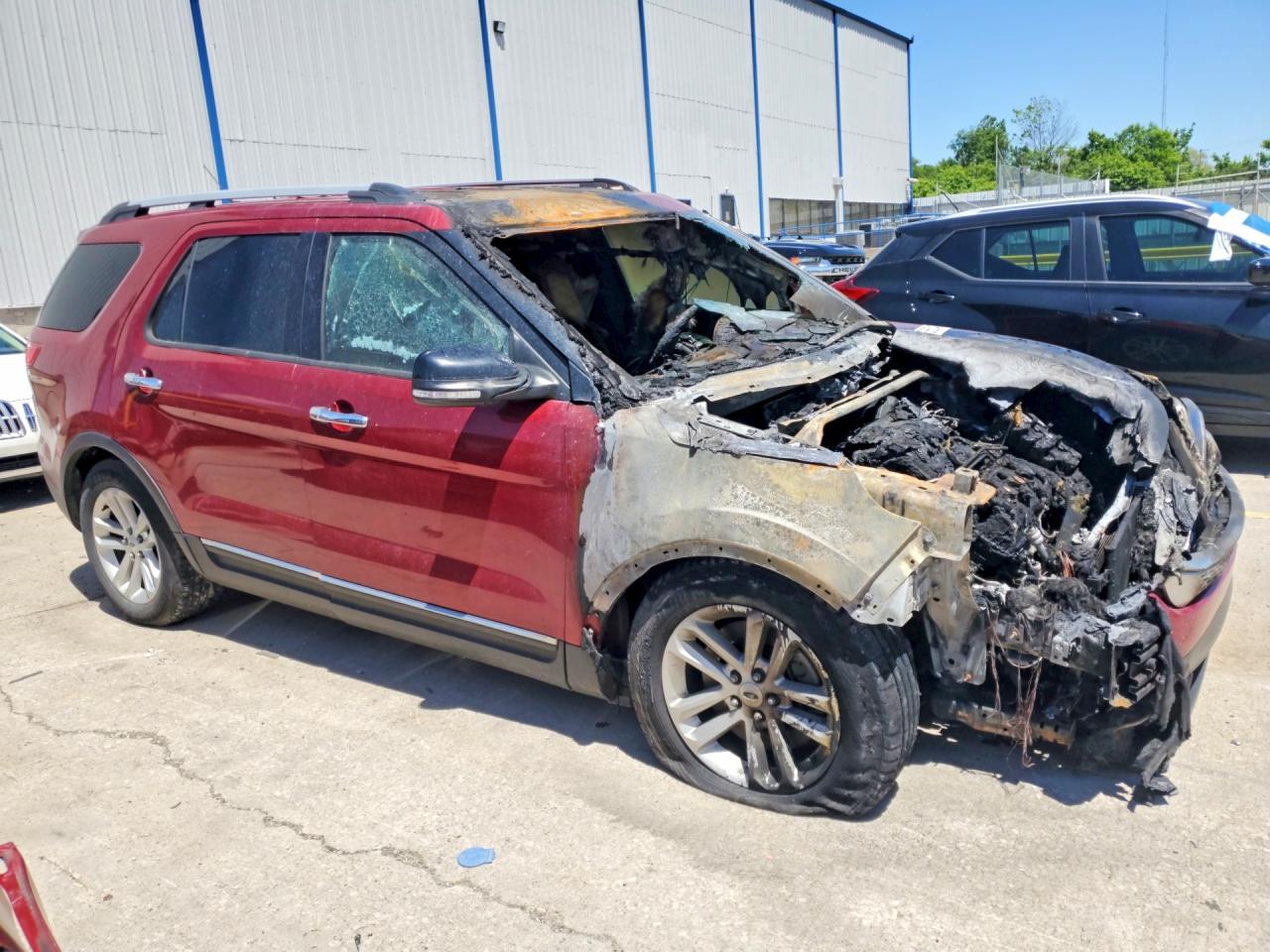 2013 Ford Explorer Xlt Burgundy vin: 1FM5K7D83DGC52195