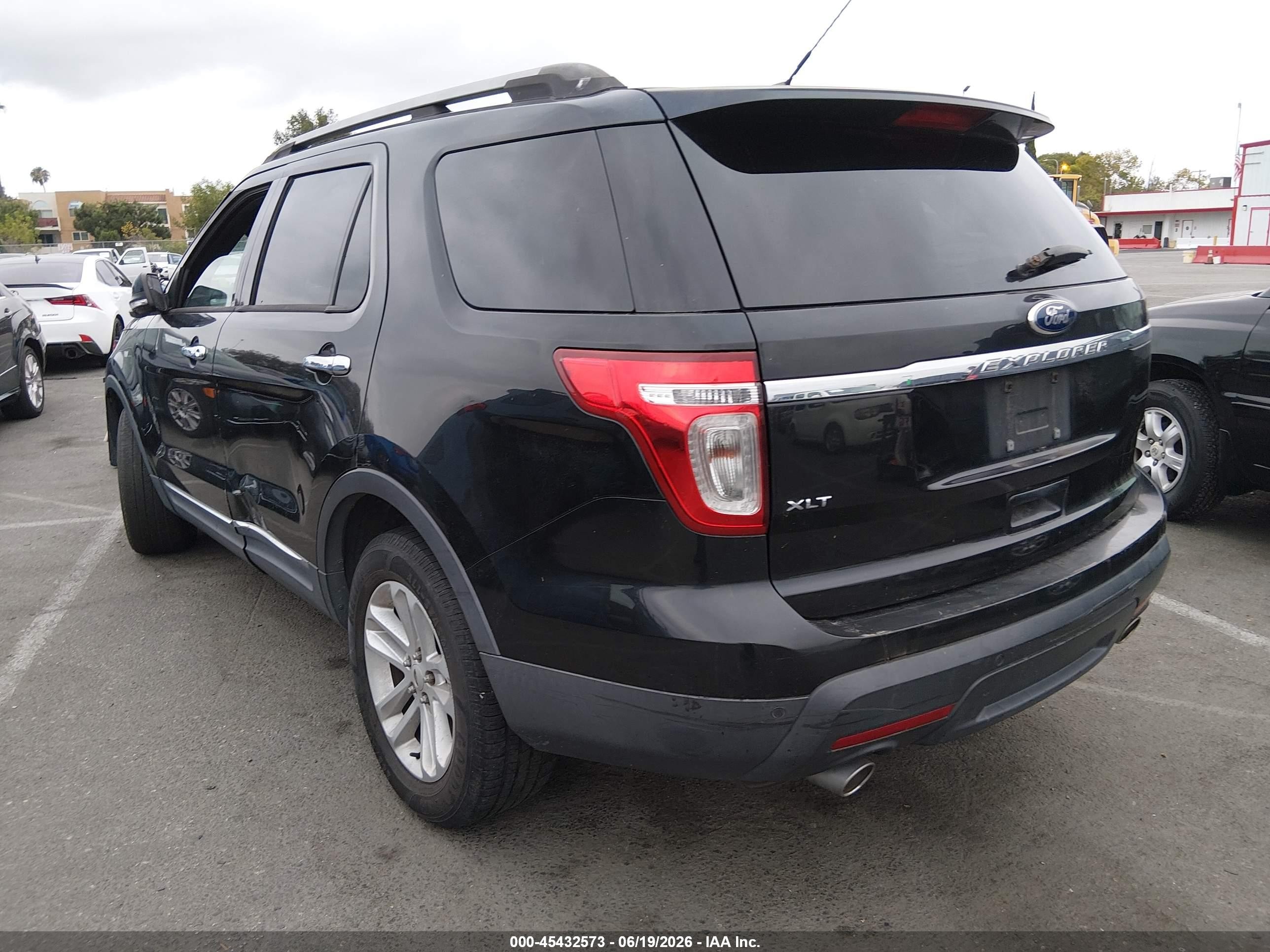 2013 Ford Explorer Xlt Black vin: 1FM5K7D83DGC61706