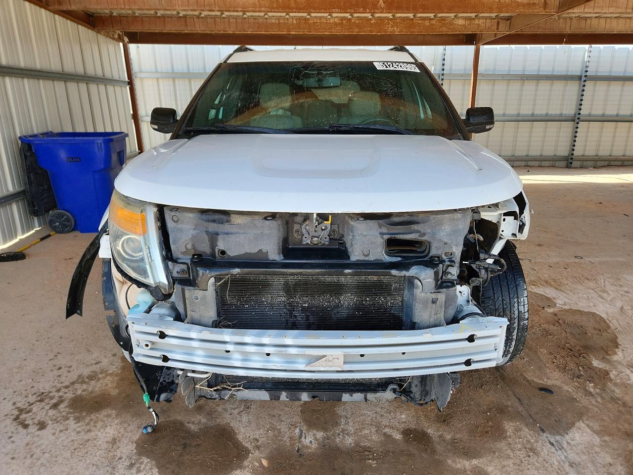 2013 Ford Explorer Xlt White vin: 1FM5K7D83DGC83091