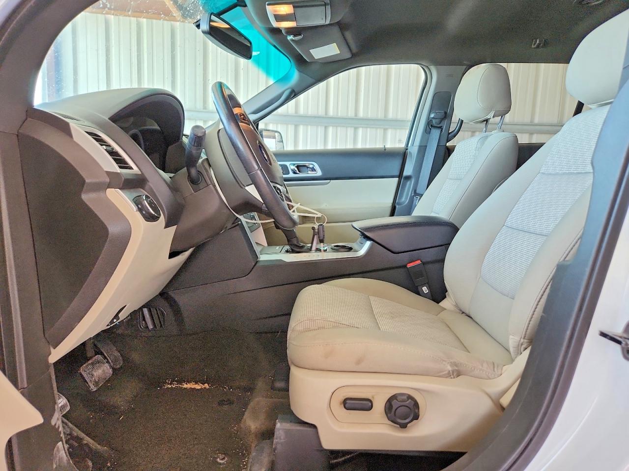2013 Ford Explorer Xlt White vin: 1FM5K7D83DGC83091
