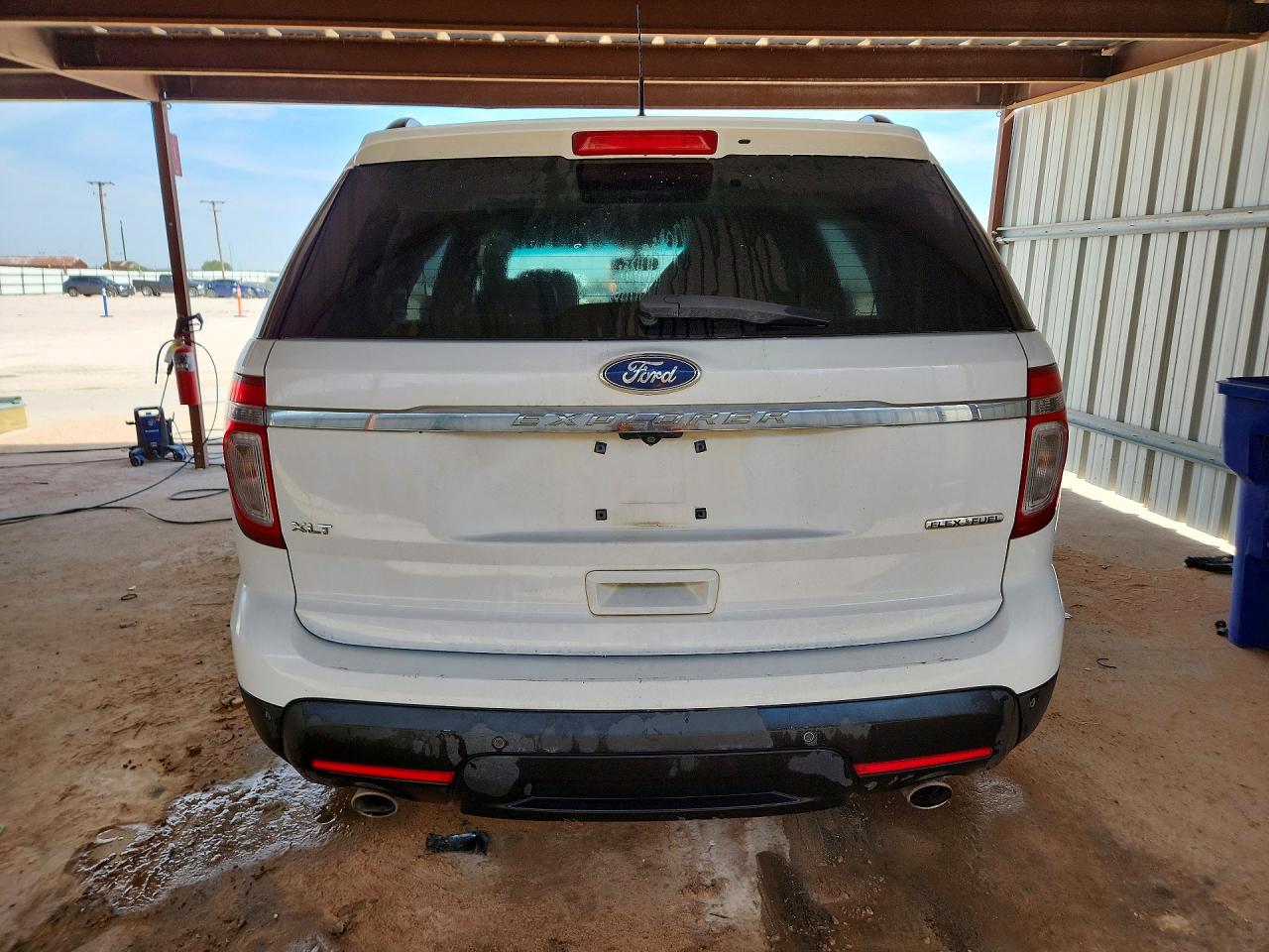 2013 Ford Explorer Xlt White vin: 1FM5K7D83DGC83091