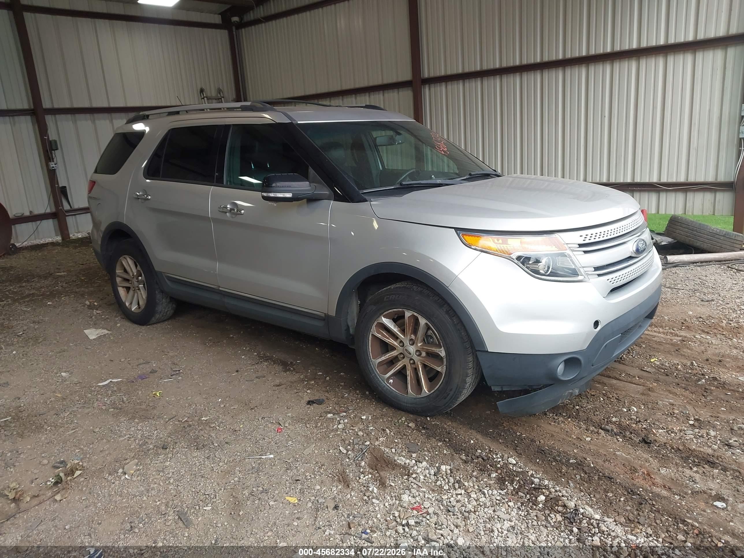 2014 Ford Explorer Xlt Silver vin: 1FM5K7D83EGA15952