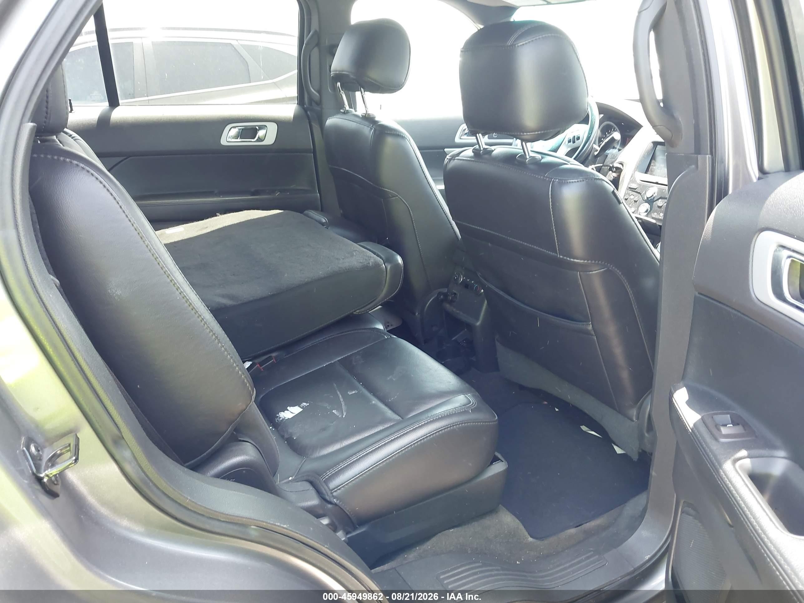 2014 Ford Explorer Xlt Gray vin: 1FM5K7D83EGA46120