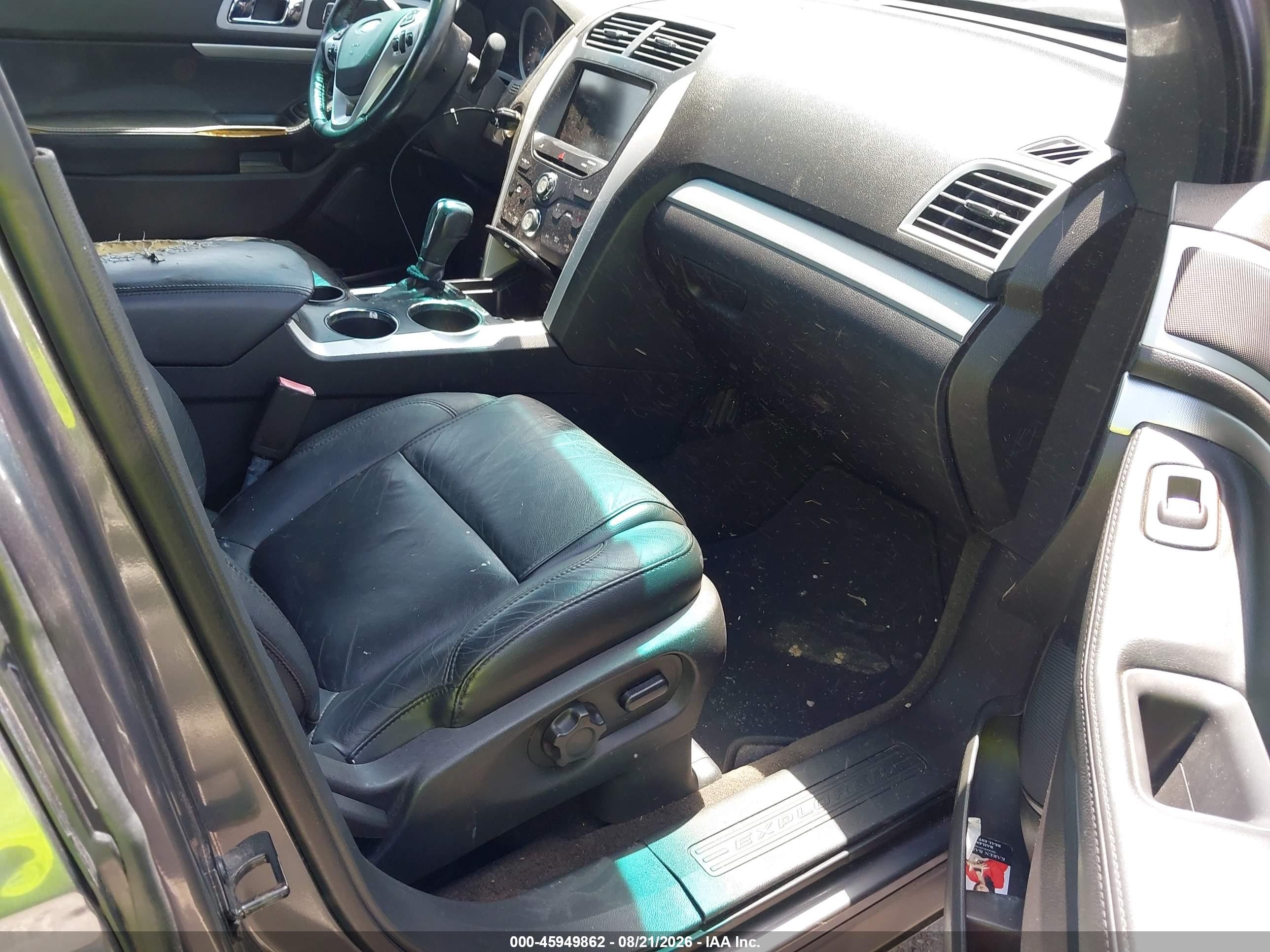 2014 Ford Explorer Xlt Gray vin: 1FM5K7D83EGA46120