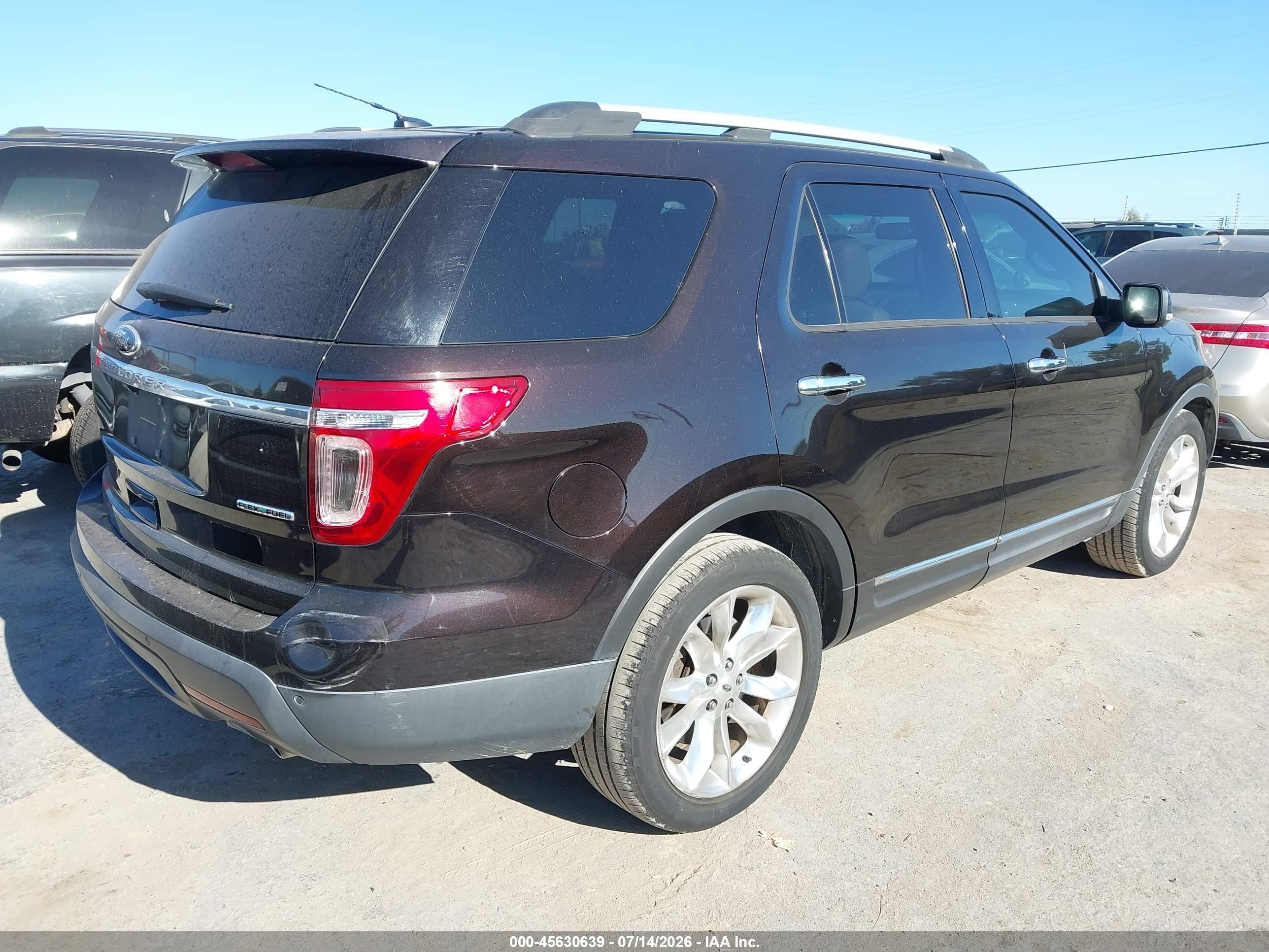 2014 Ford Explorer Xlt Burgundy vin: 1FM5K7D83EGA54055