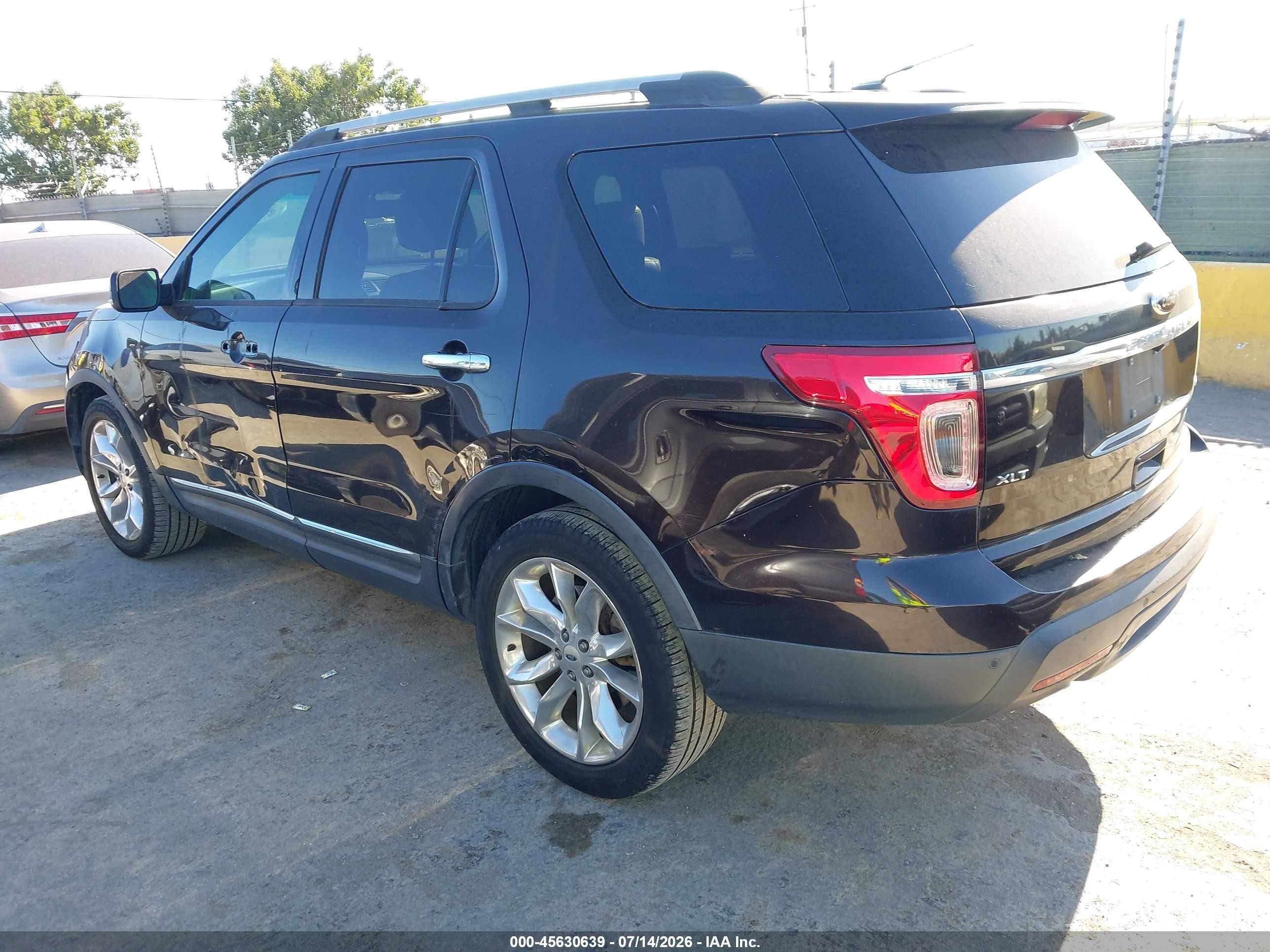 2014 Ford Explorer Xlt Burgundy vin: 1FM5K7D83EGA54055