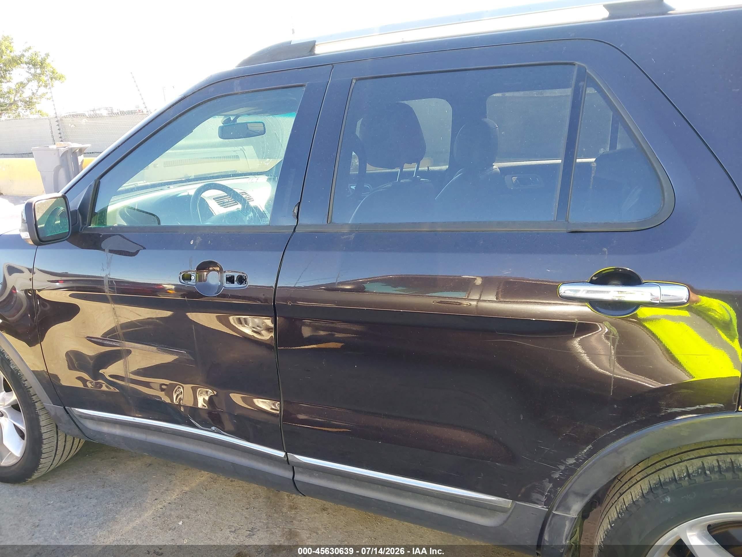 2014 Ford Explorer Xlt Burgundy vin: 1FM5K7D83EGA54055